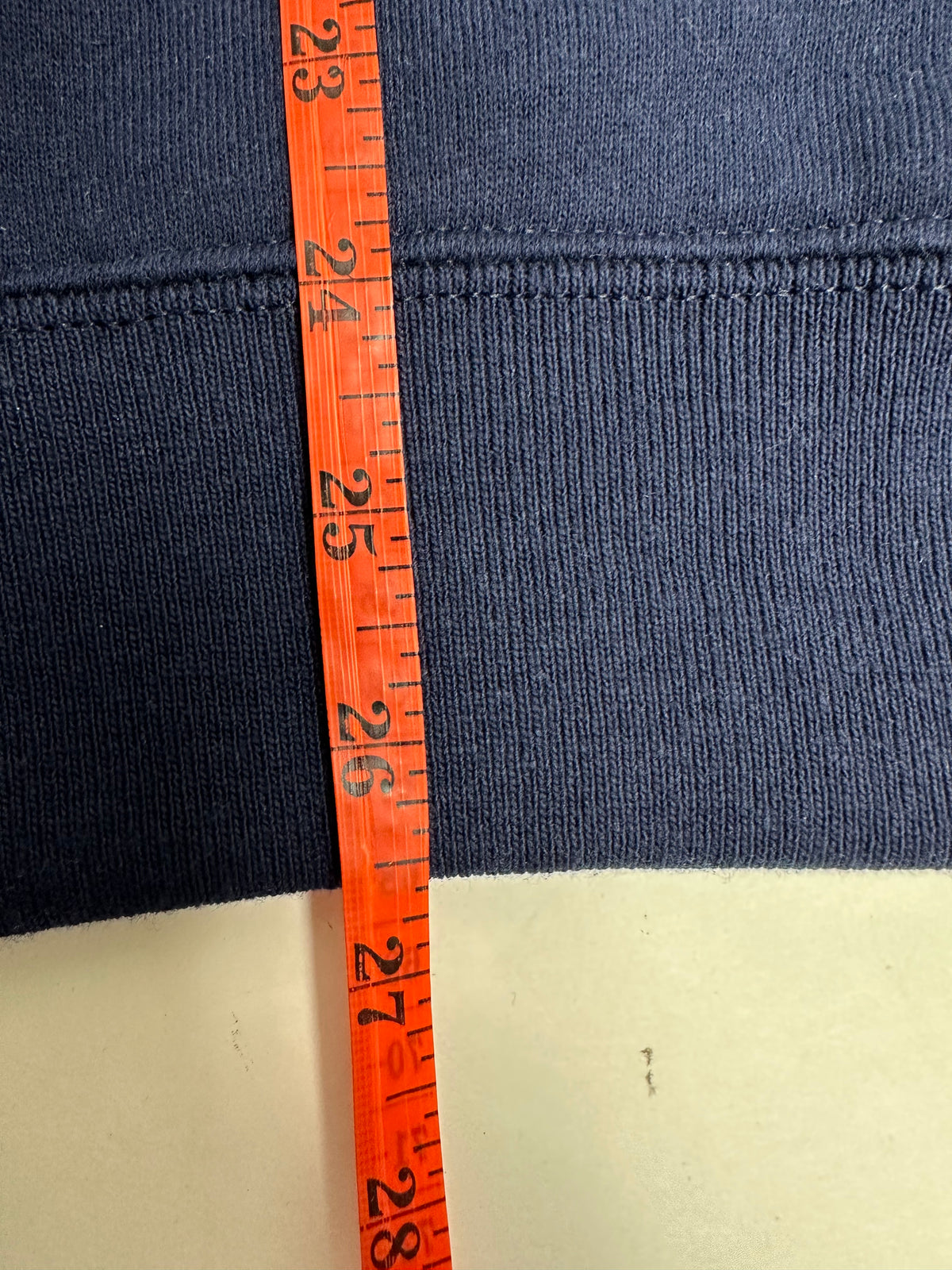 Edgewood NJ “Deeper Than The Roots.” First Edition Crewneck Sweatshirt Tagged Medium Can Fit Small 20.75x26.5 Soffee 90s 50/50 Navy Blue