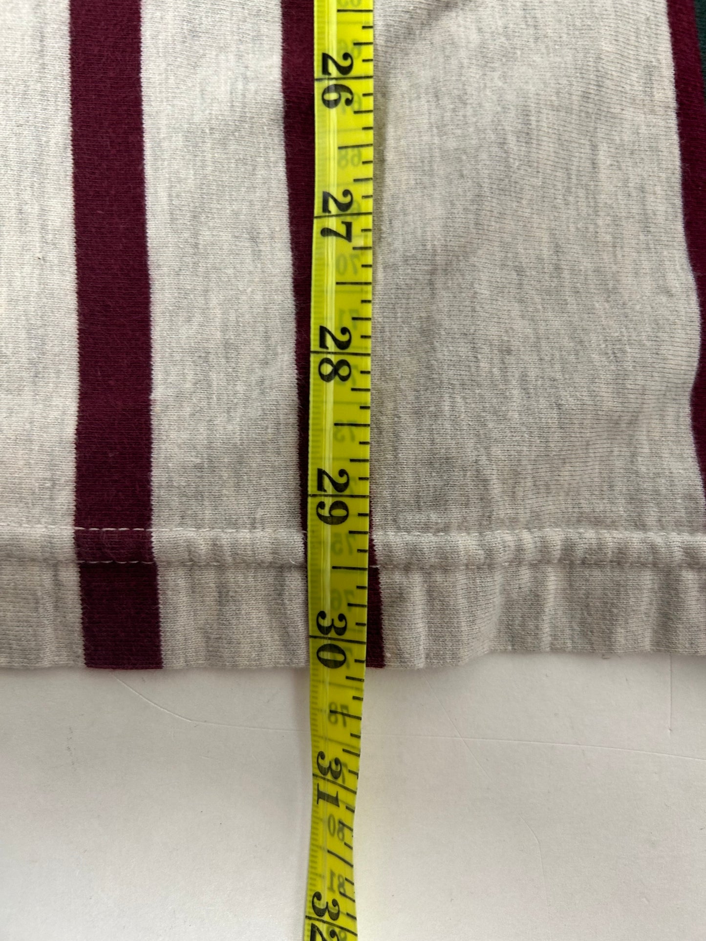 Vintage Chaps Ralph Lauren Rugby Shirt Mens XL Striped Green Red Polo 90s Skate