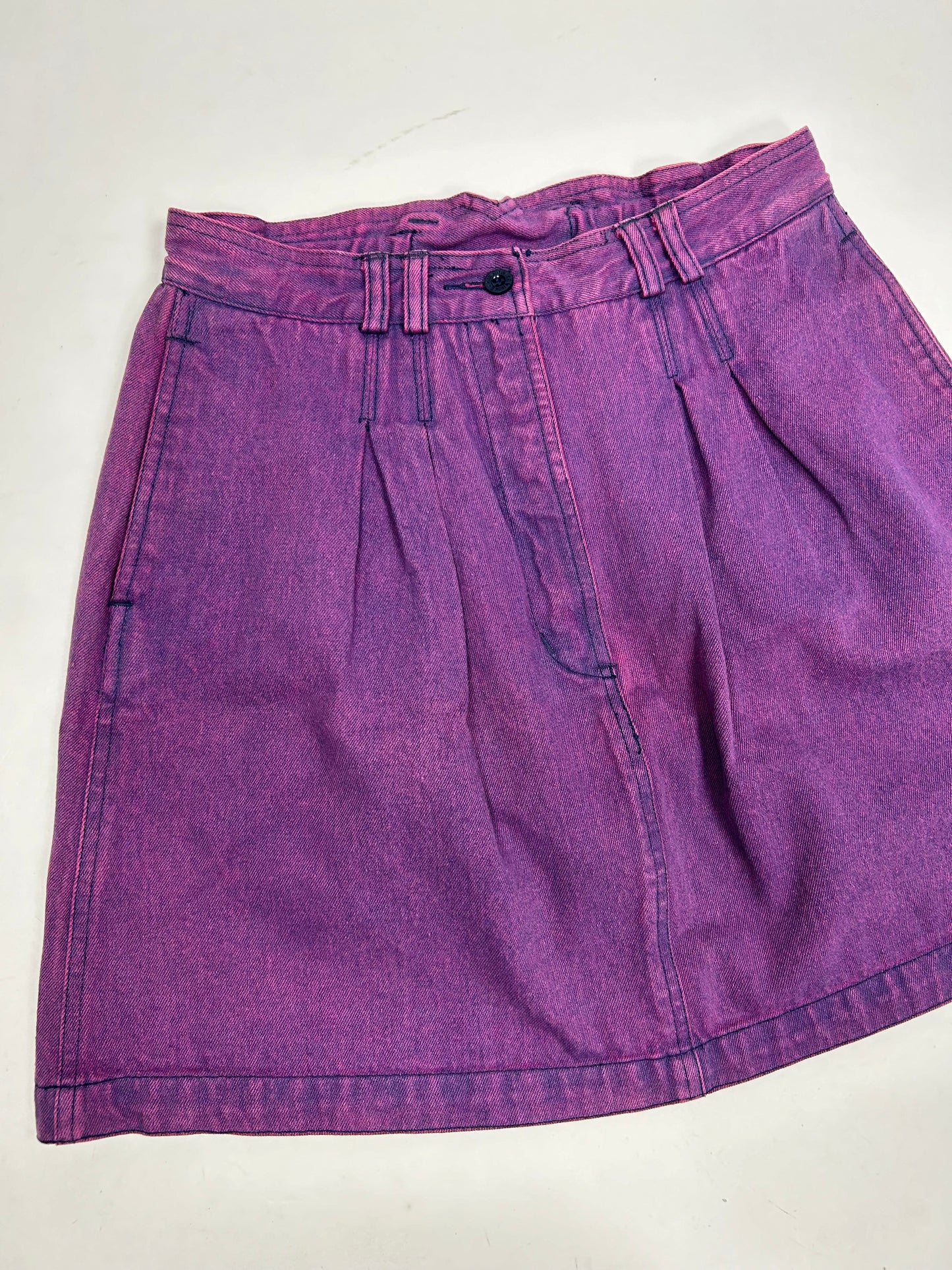 Vintage Nike by Andre Agassi Challenge Court Acid Wash Denim Tennis Skirt Size Tagged Medium About 14.5x18.5 Inches