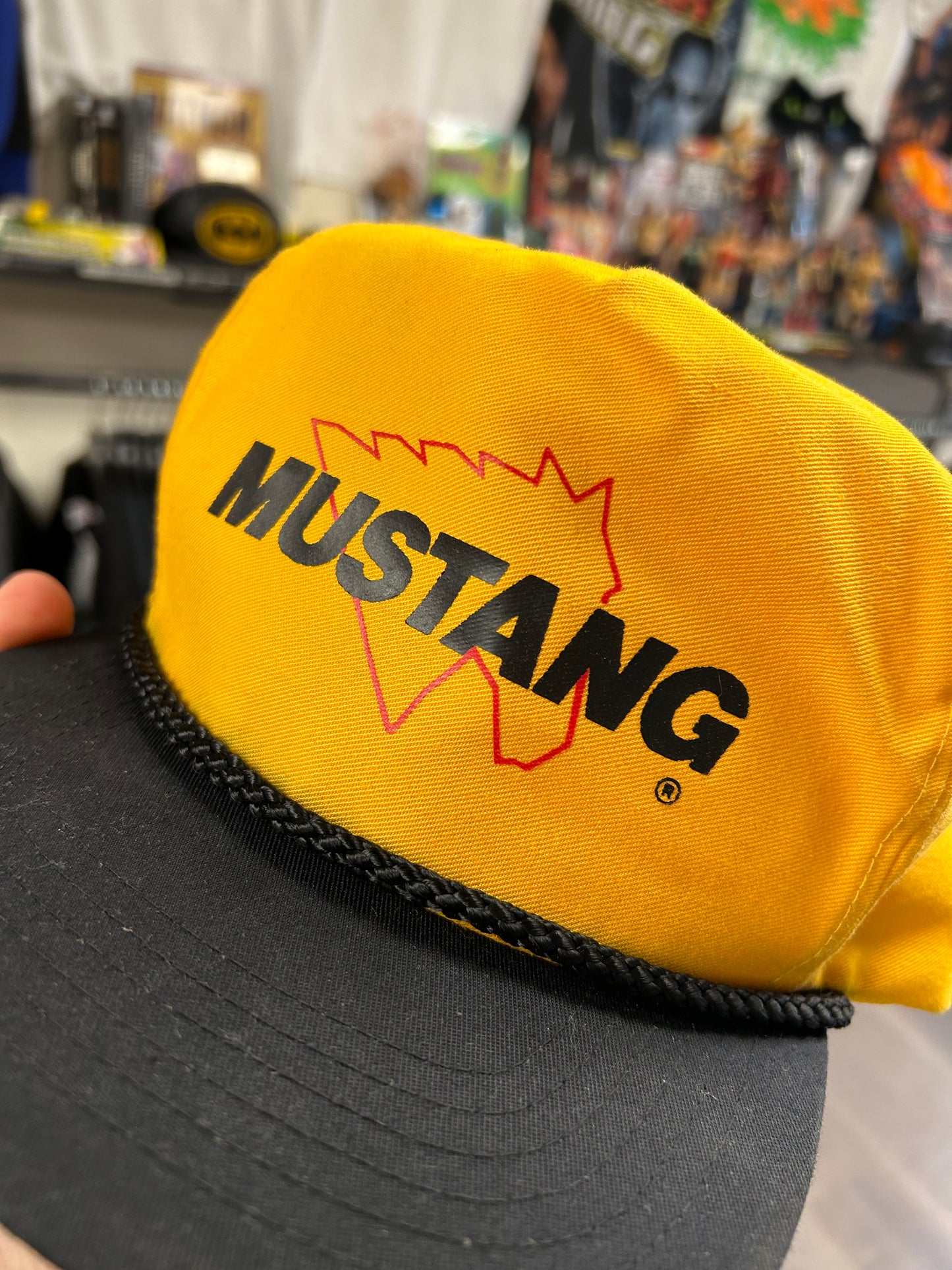 Vintage Mustang Car SnapBack Hat