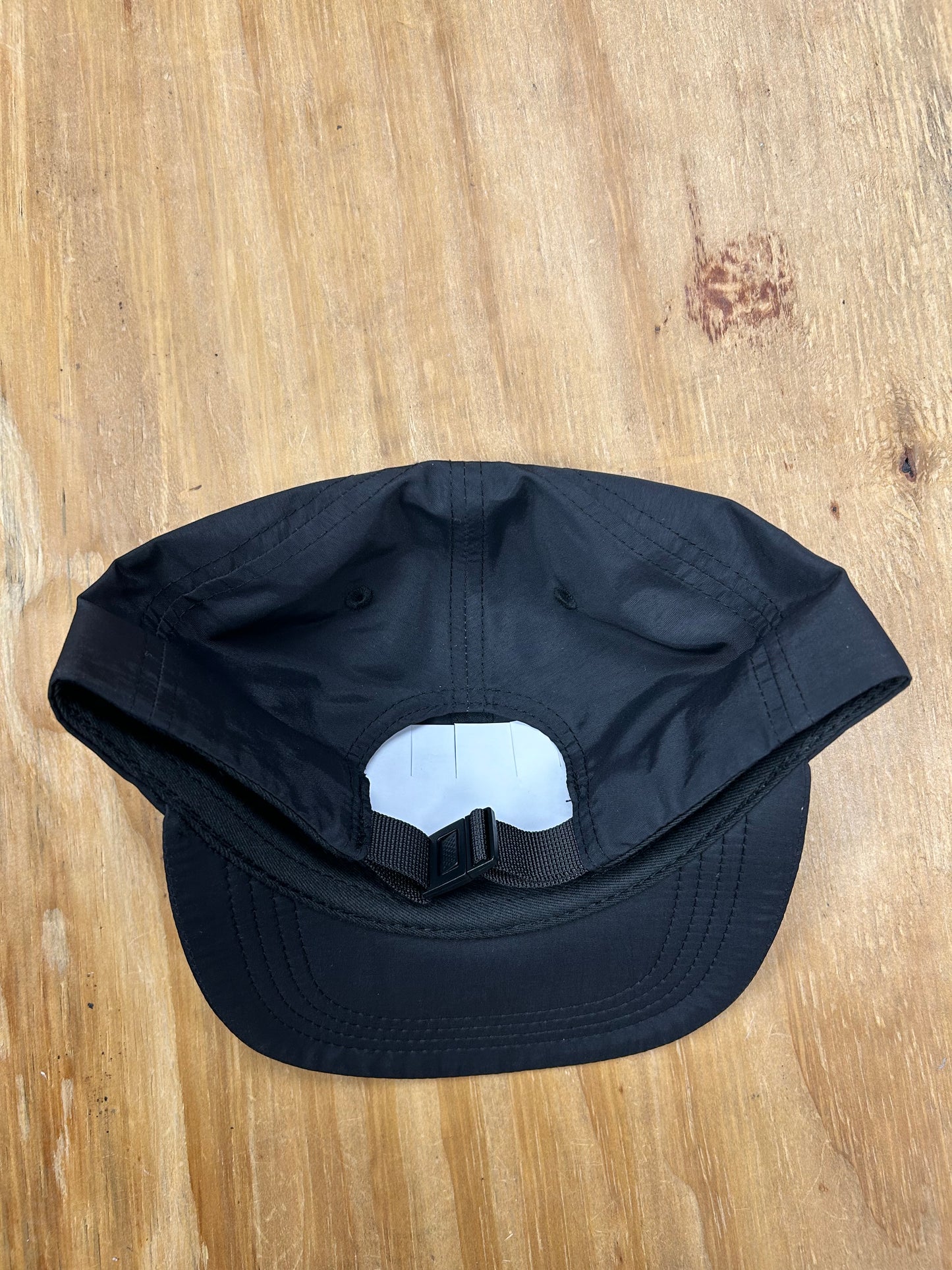 Edgewood NJ Team Spell Out Logo 6 Panel Nylon Adjustable Clip Hat Black