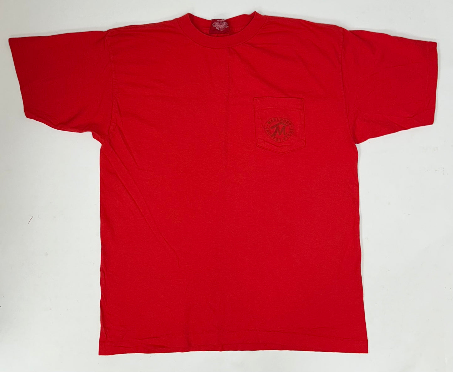 Vintage 90s Marlboro Country Store M Logo Pocket Tee XL Fit