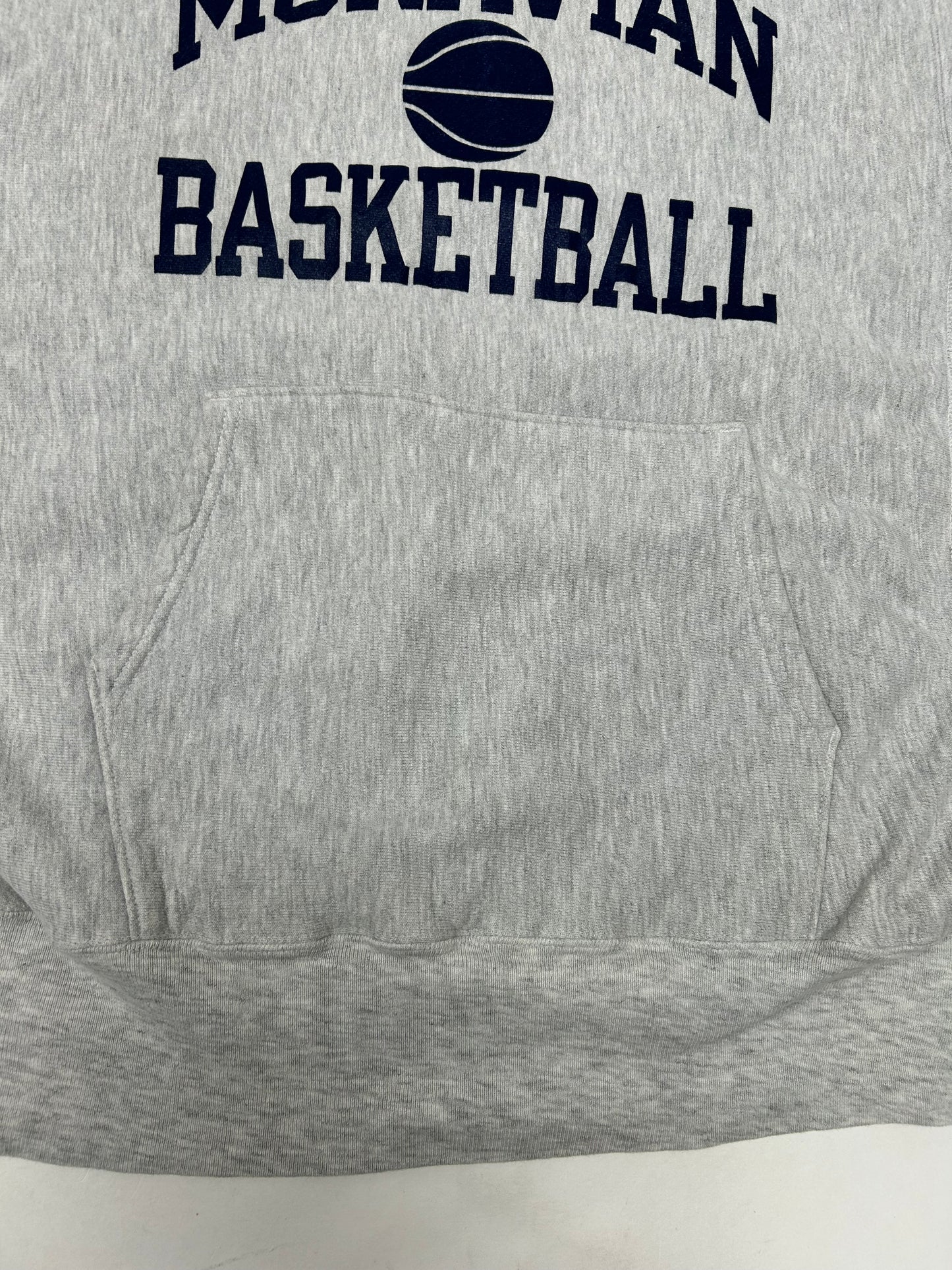 Vintage Champion Reverse Weave Moravian Basketball College Hoodie 23x28.5 Inches