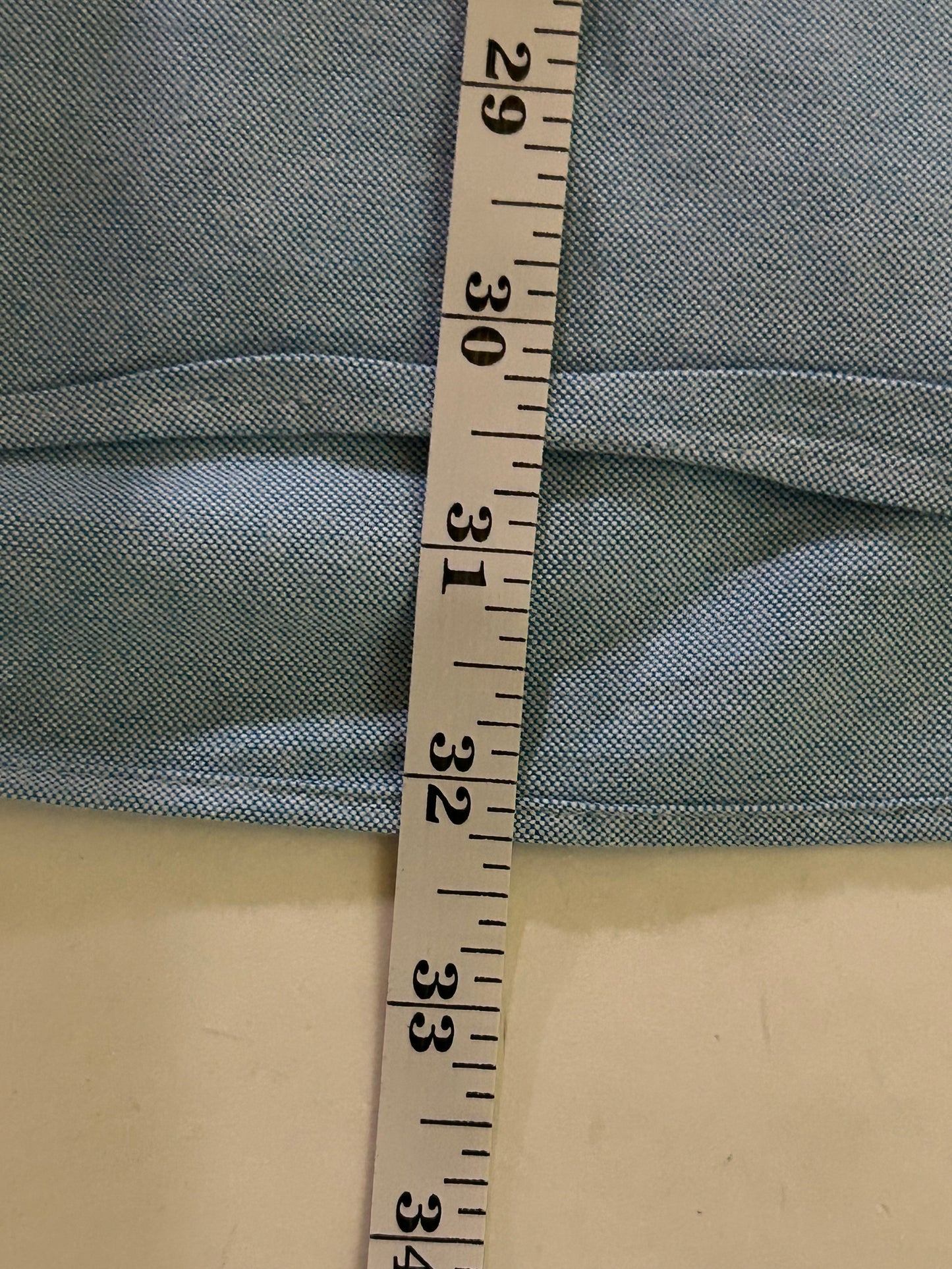 Polo Ralph Lauren Classic Fit Button Down Shirt Size Medium 22.5xBlue Made In Philippines 00s