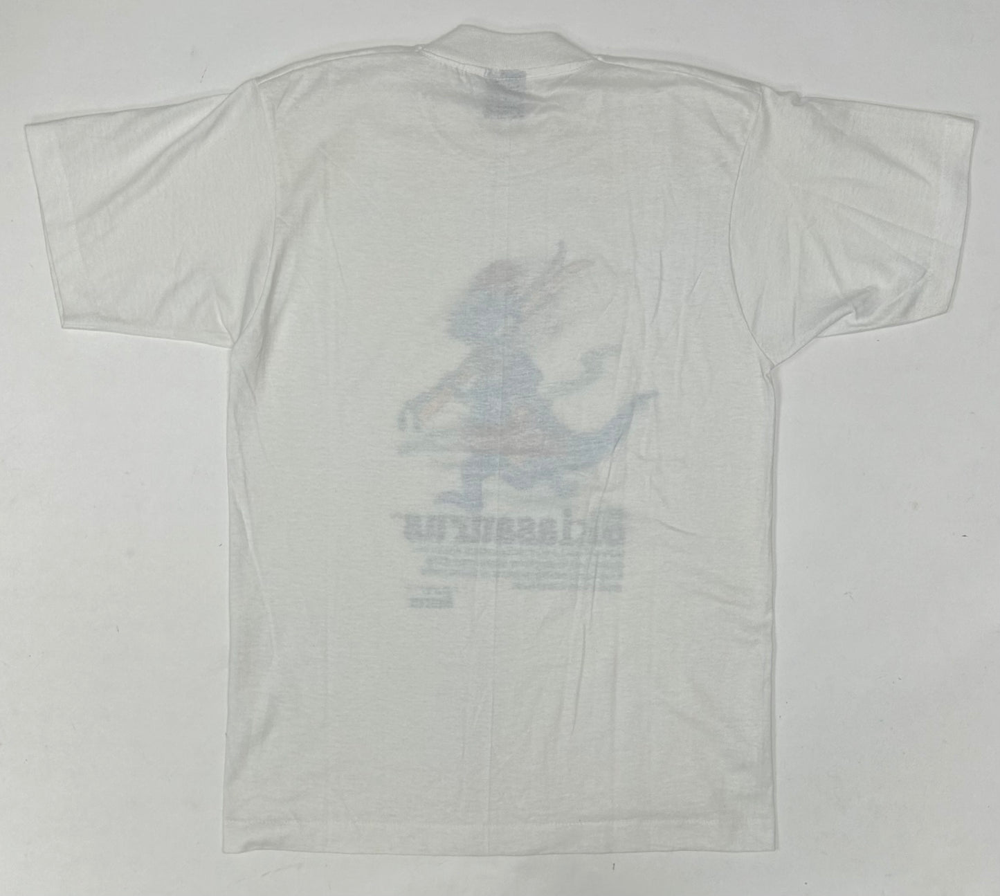 Vintage 1986 Saurus Gang Skiasaurus Talking Tops Dinosaurs T-Shirt 18.75x27.25 S/M
