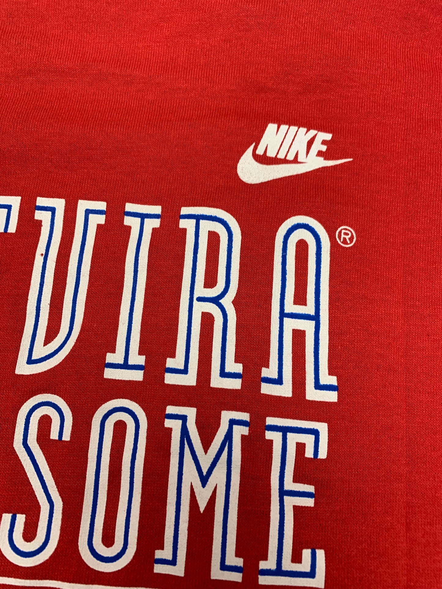 Vintage 1992 Nike Trevira Twosome Central Park NYC Running Tee