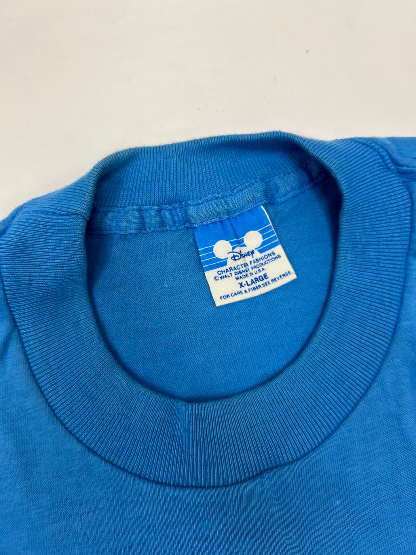 Vintage 80s Walt Disney World SINGLE STITCH T Shirt Park Graphic XL/L 23x29.25 Inches like new