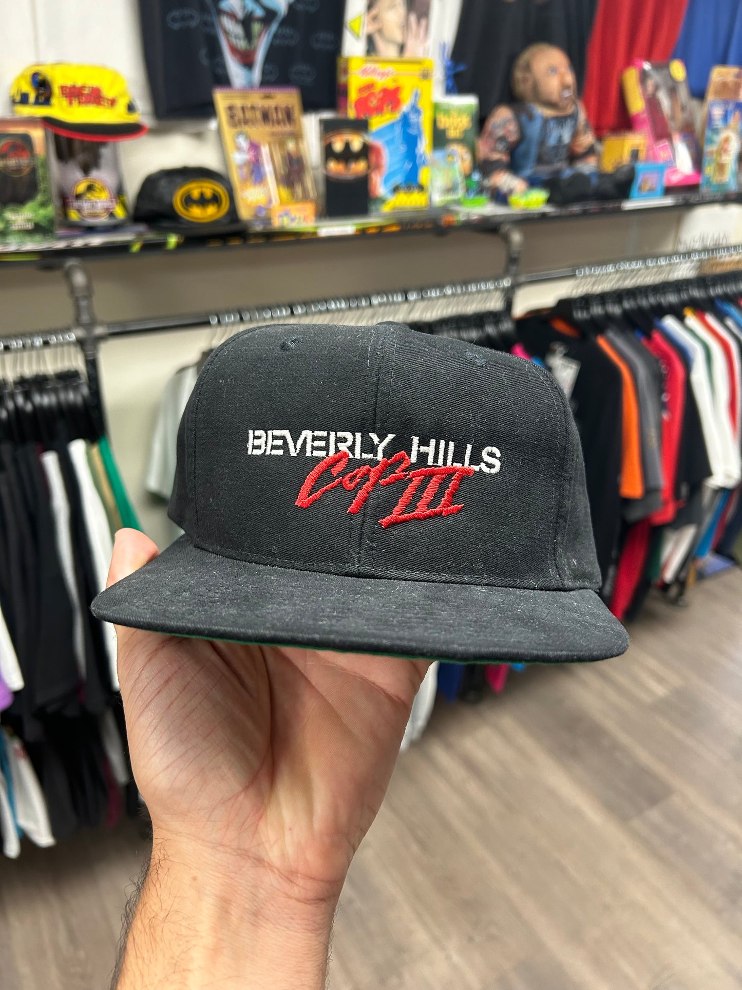 Beverly Hills Cop 3 Cast Crew SnapBack Hat Rare Vintage Promo 1994 Eddie Murphy
