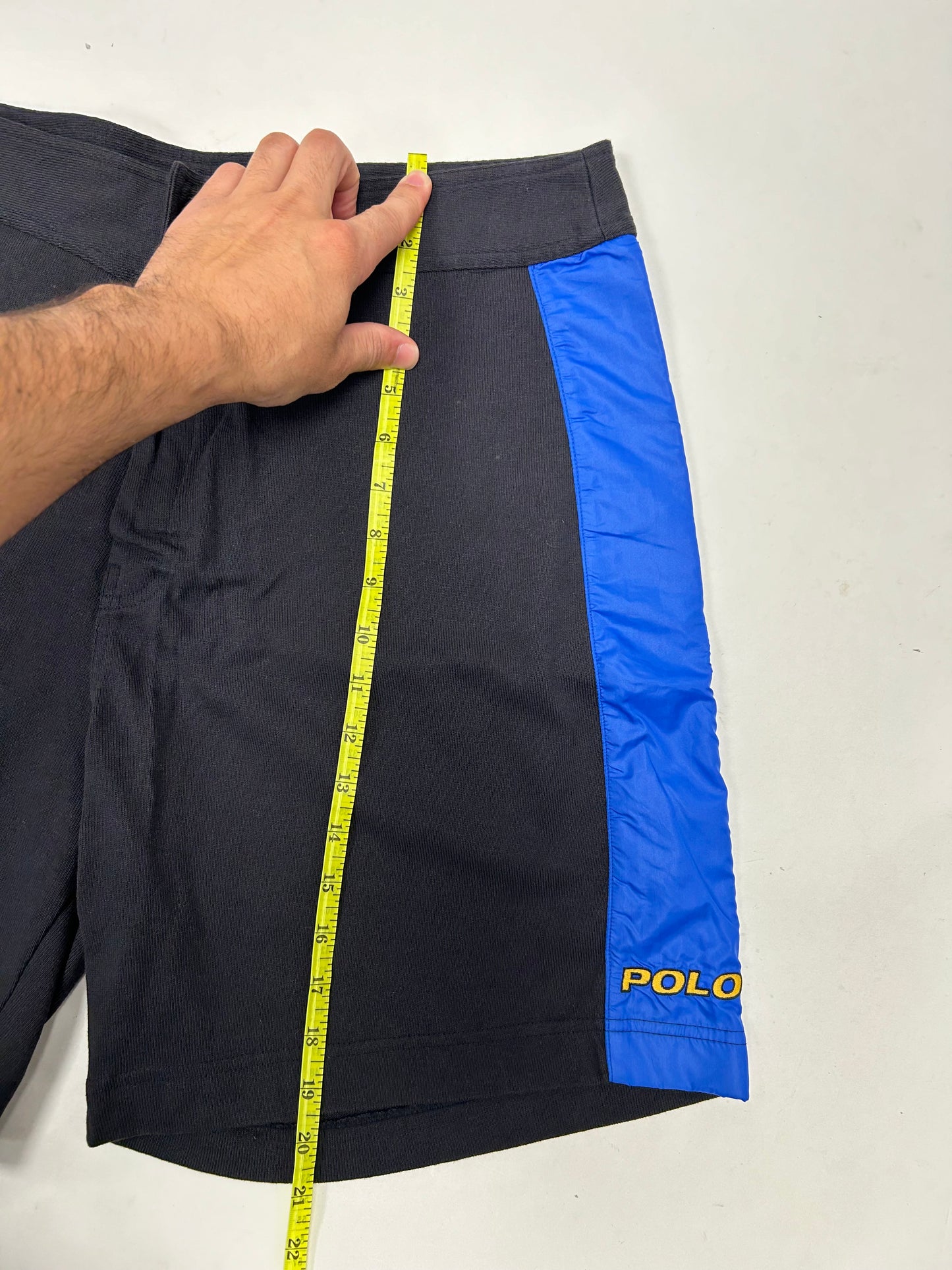 Vintage Polo Sport Sweat Shorts Tagged Large 17.75x19.5/21 Inches