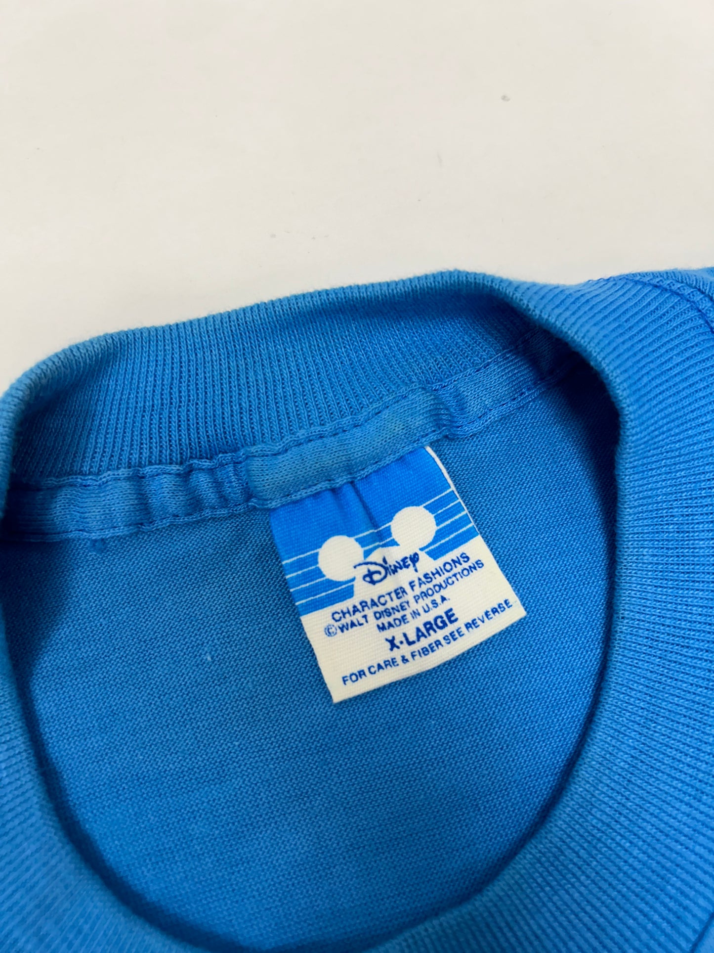 Vintage 80s Walt Disney World SINGLE STITCH T Shirt Park Graphic XL/L 23x29.25 Inches like new