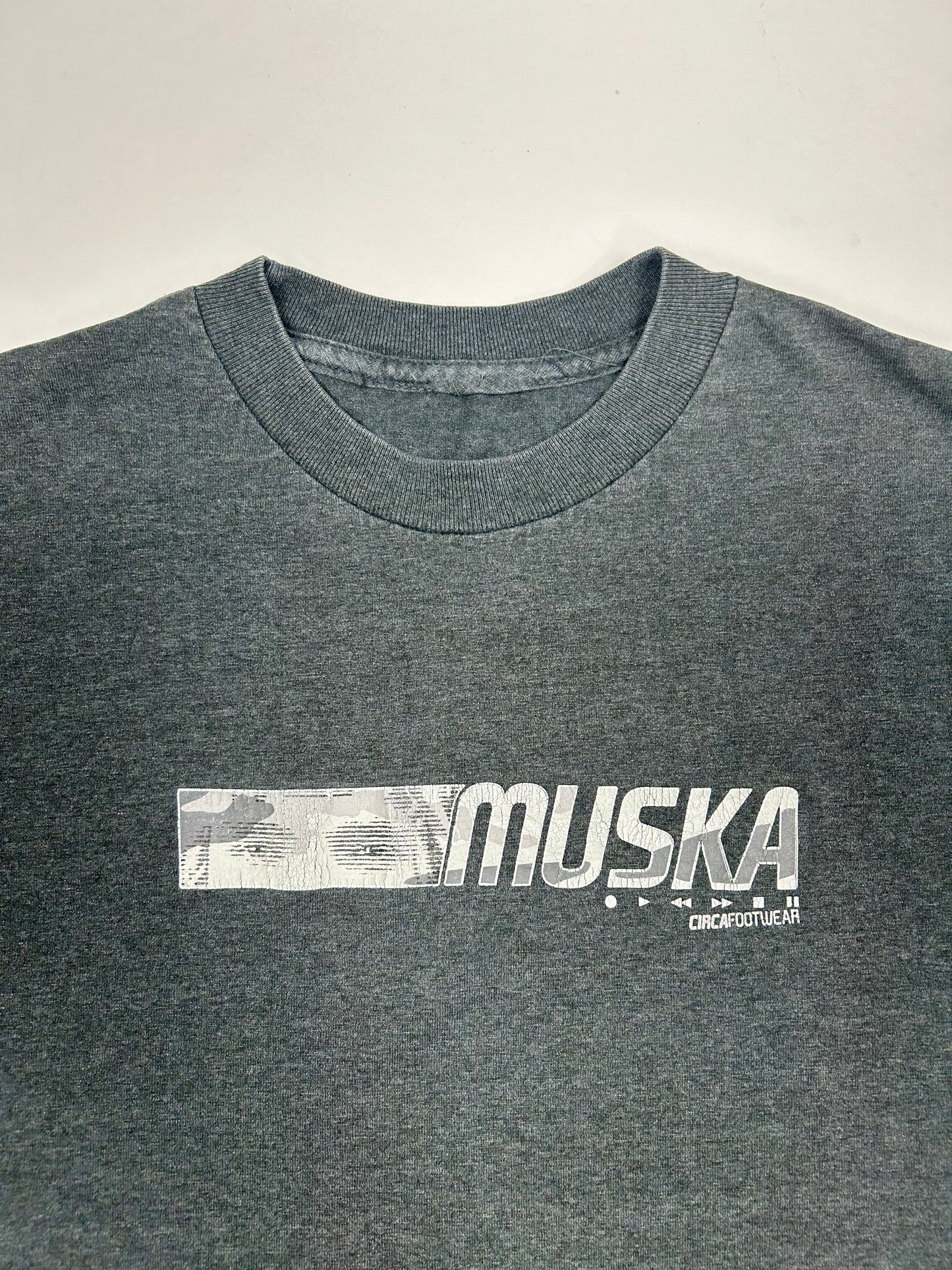 Vintage Chad Muska Circa Footwear C1RCA Skate Tee Skateboarding Shirt Medium About 19.75x28.5 Inches Sk8