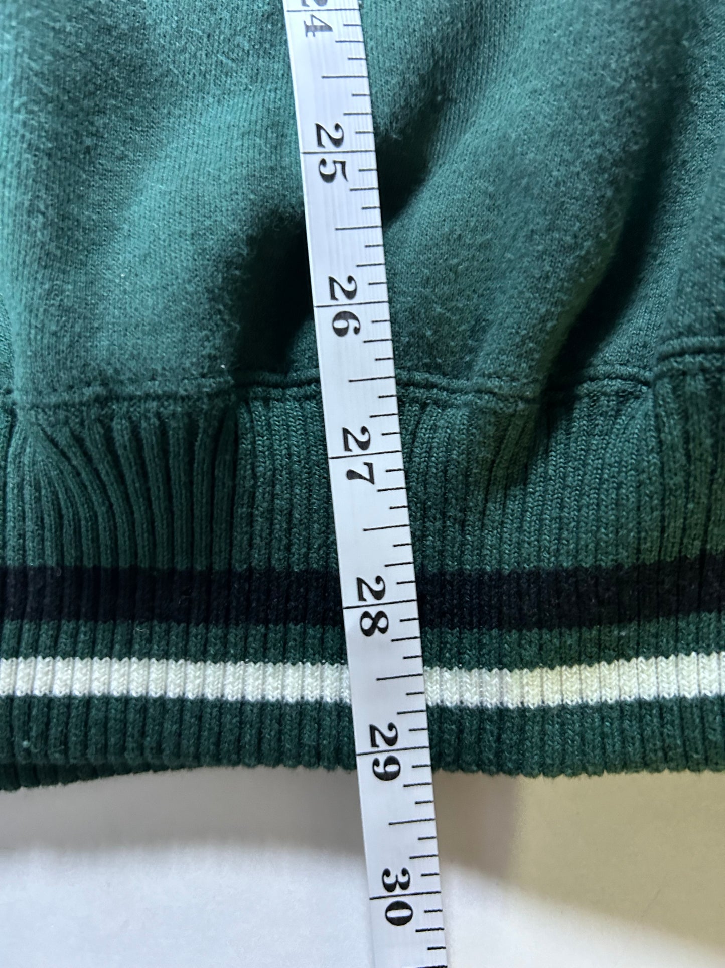 Vintage Lee Sport New York Jets NFL Embroidered Logo Crewneck Sweatshirt Green XL 27x29.25 Inches