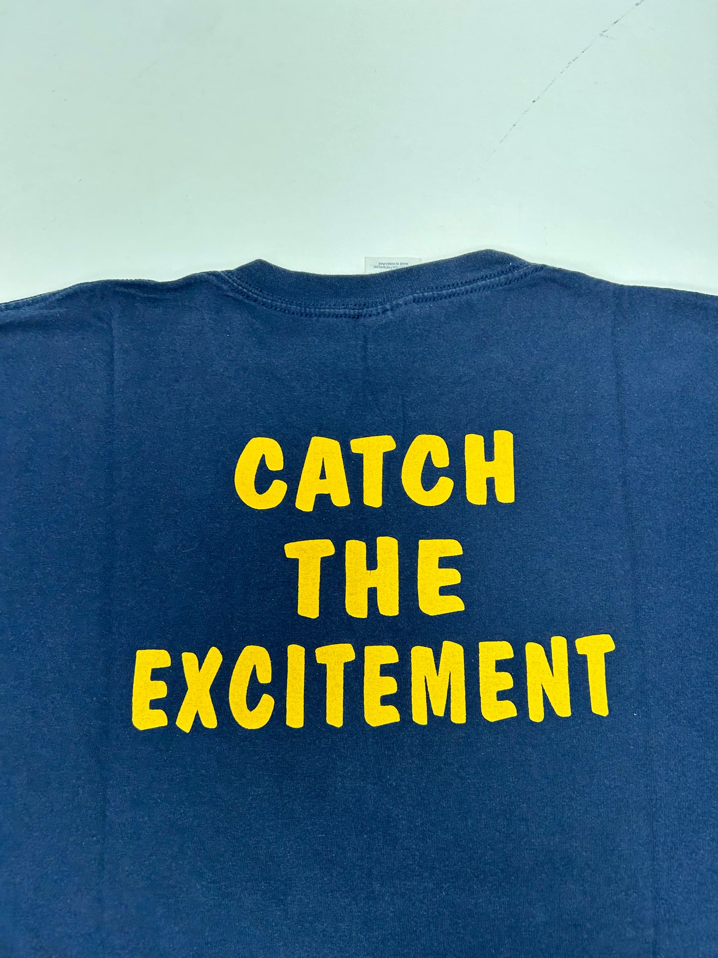 Vintage Early 00s Pequannock Lacrosse Catch The Excitement Program Tee XL