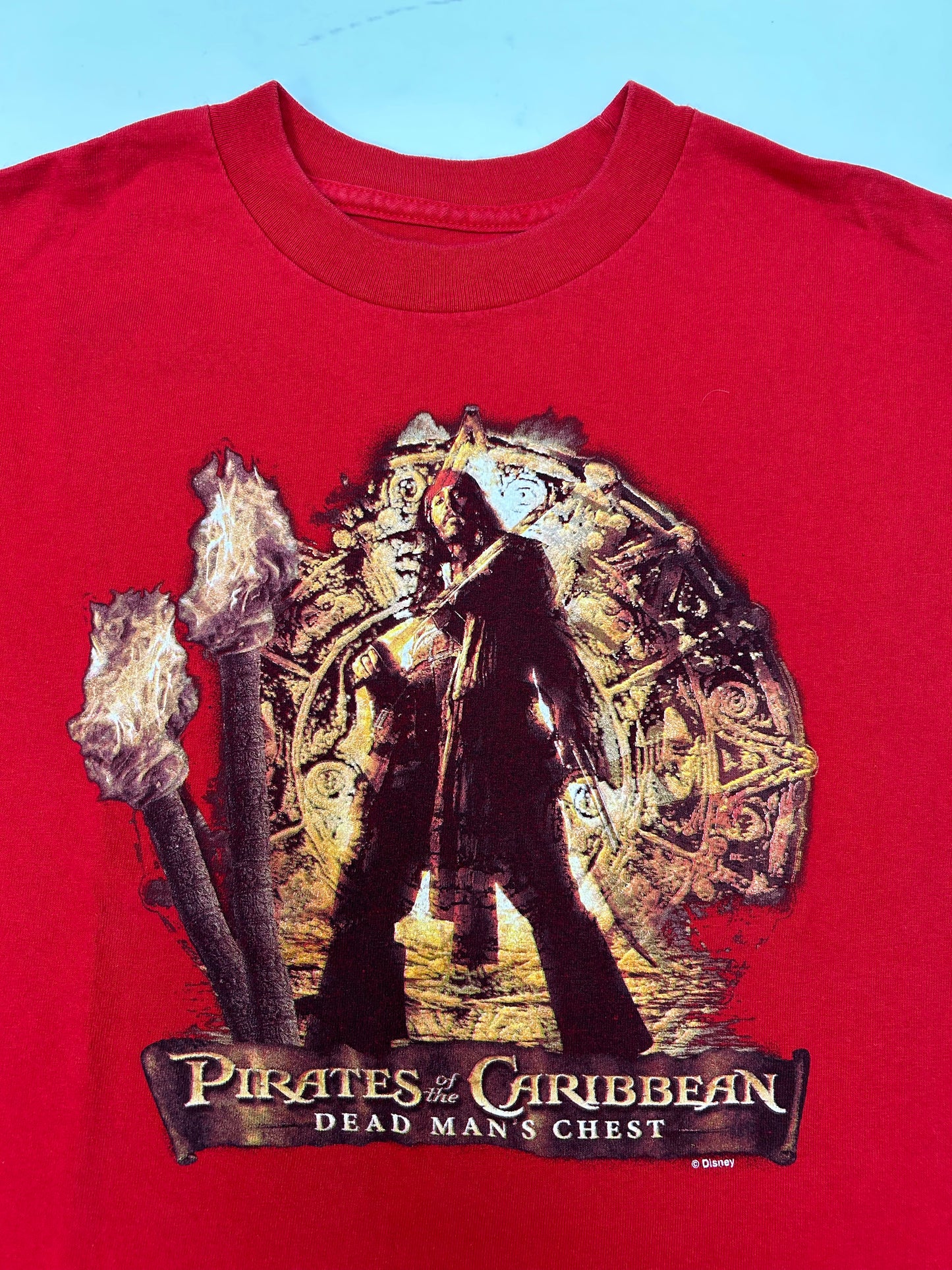 Pirates Of The Caribbean Dead Man's Chest Jack Sparrow Disney Youth M/L 17.75x23.25 Inches
