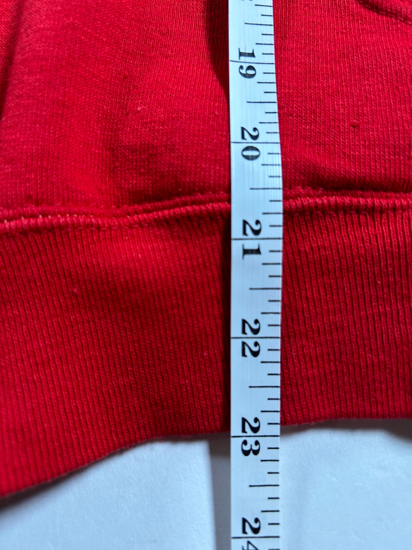 Vintage 80s Artex Stanford University Zip Up Hoodie Sweatshirt Made in USA 21x23 Inches