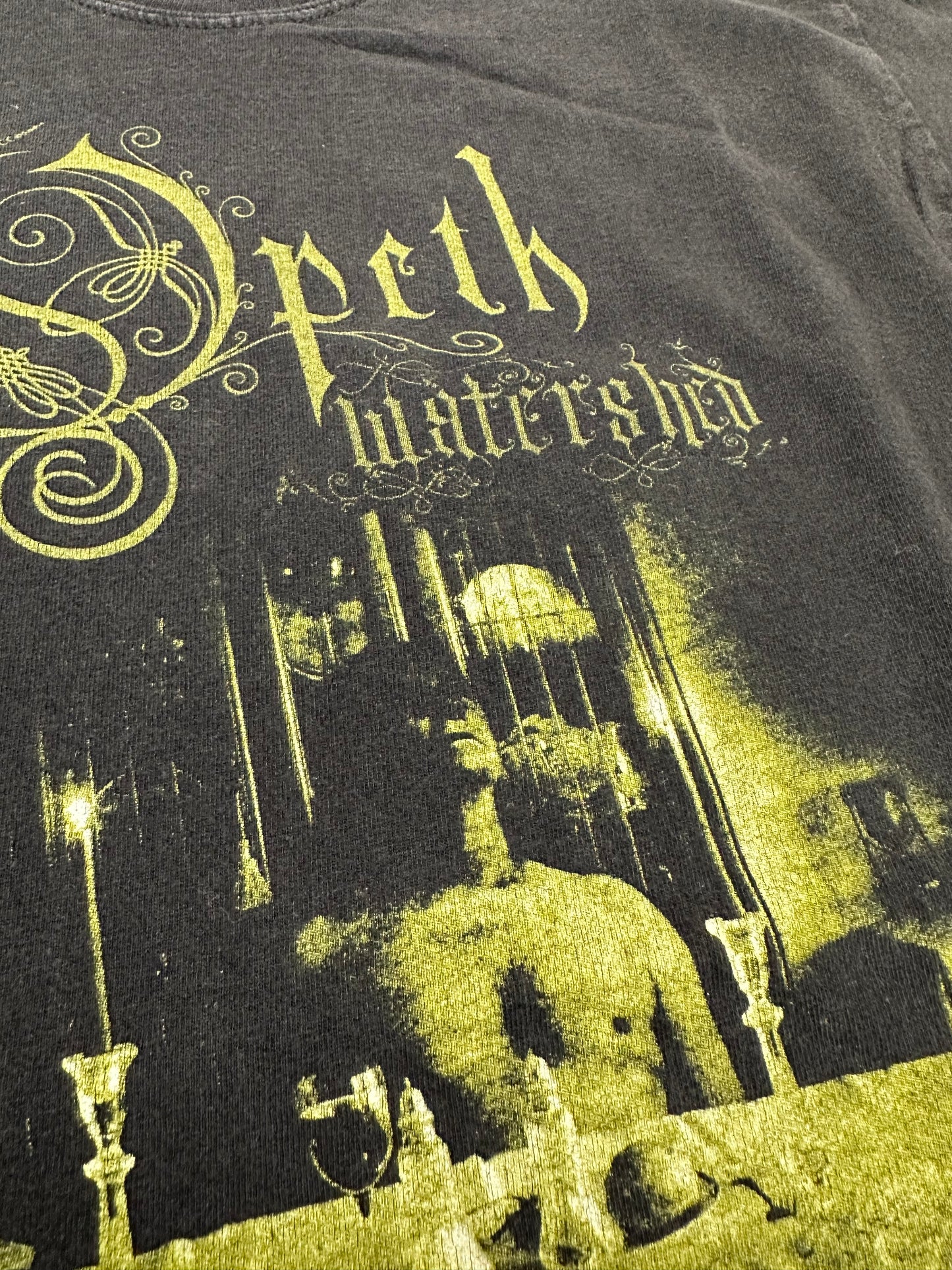 Opeth Watershed Band Music Merch Tee Small 17.5x27 Inches 2008/2009 Metal