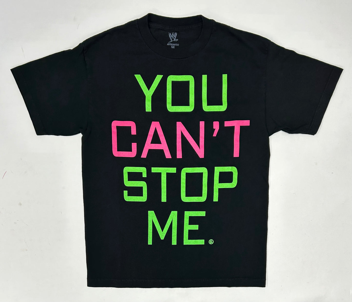 WWE John Cena You Can’t Stop Me / Even Stronger Double-Sided Tee Medium 19.5x27.25 Inches 2013