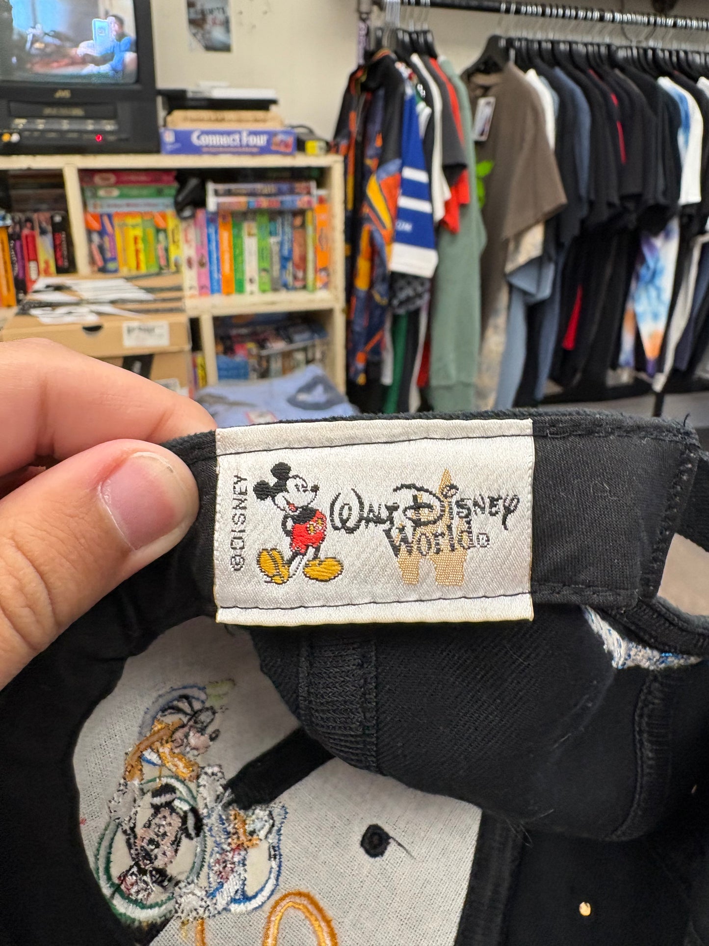Vintage Walt Disney World 2000 Black Dad Hat “Celebrate the Future hand in hand”