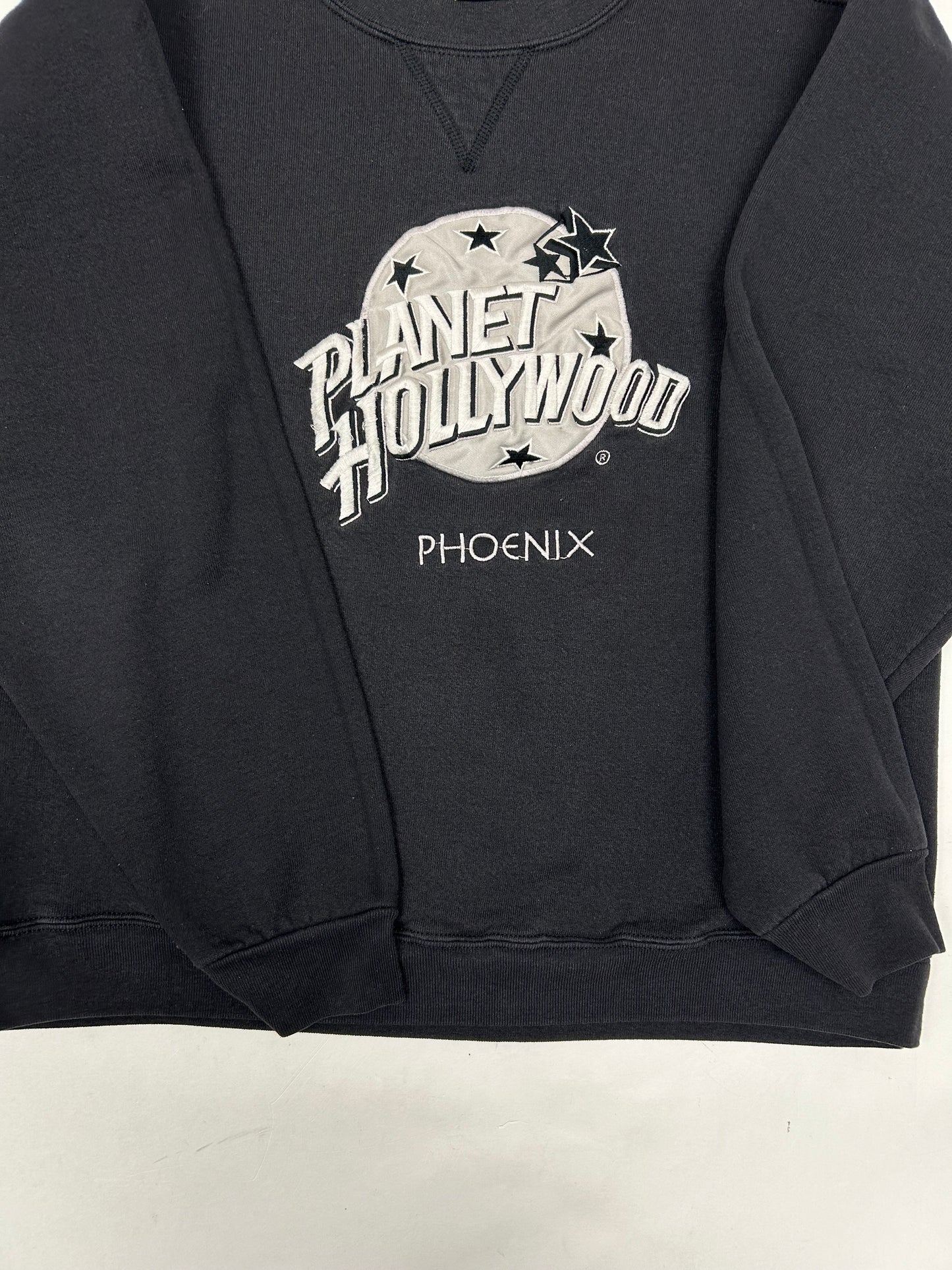 Vintage 90s Planet Hollywood Phoenix Crewneck Sweatshirt Medium/Small Fit 21x25 Inches