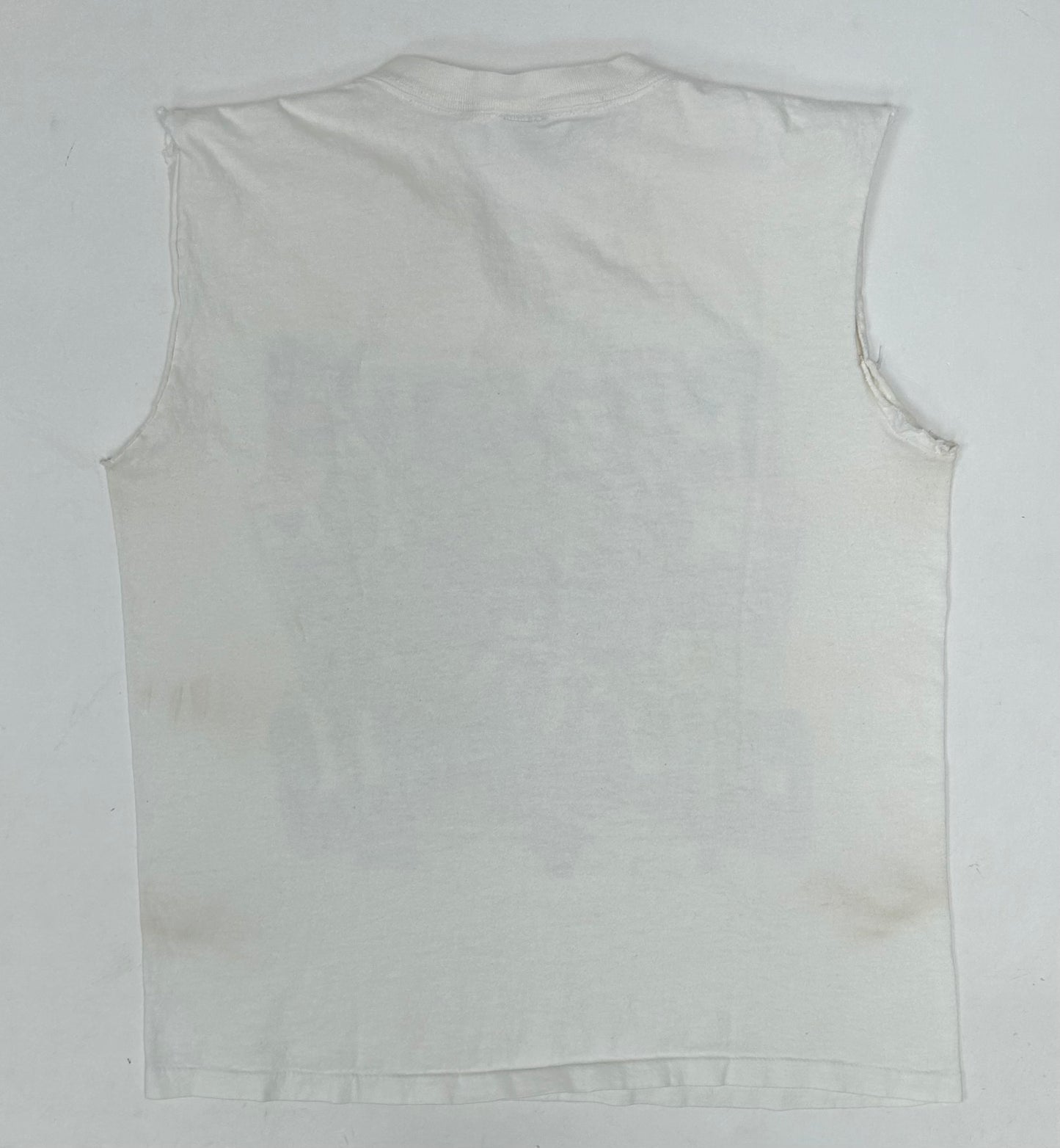 Vintage Chicago Bulls 1991 NBA Champs Caricature Team Salem Sportswear Sleeveless Chopped Tank Top Tee Medium/Small Fit
