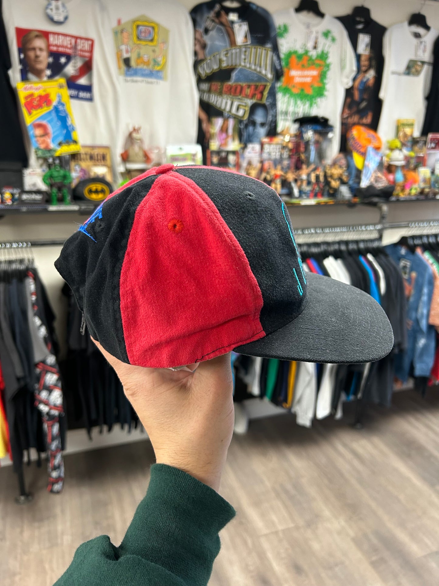 Vintage Nike Air Jordan 8 VIII Aqua SnapBack Hat Jump Man Michael Jordan 1993 OG