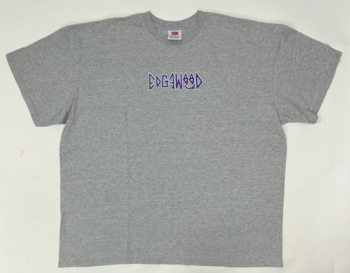 Edgewood NJ first edition “Deeper Than The Roots.” Tee 3XL 28x31.5 Inches Gray 00s Nike Team Blank Shirt