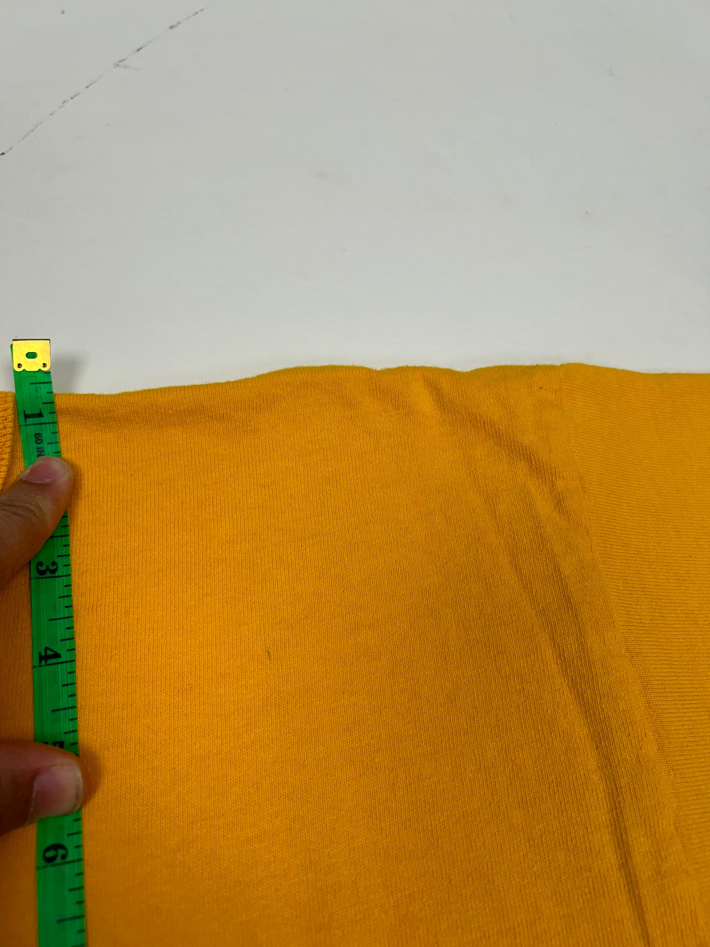 Vintage Champion Chest Script Essential Tee Tagged XL Can Fit Large 22.5x31.75 Inches Made In USA