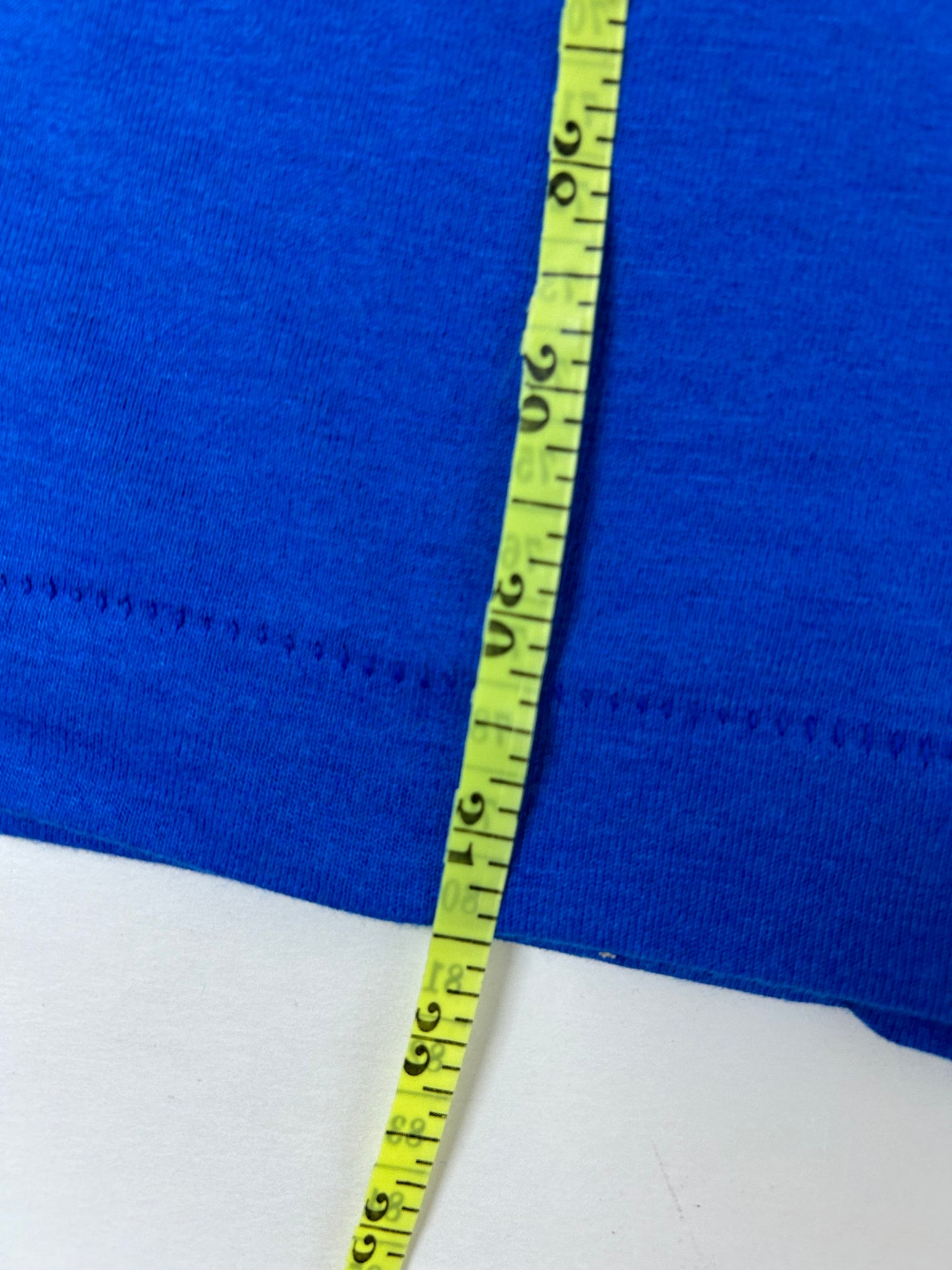 Edgewood NJ first edition “Deeper Than The Roots.” Tee 90s Fruit Of The Loom USA 50/50 Blend Royal Blue