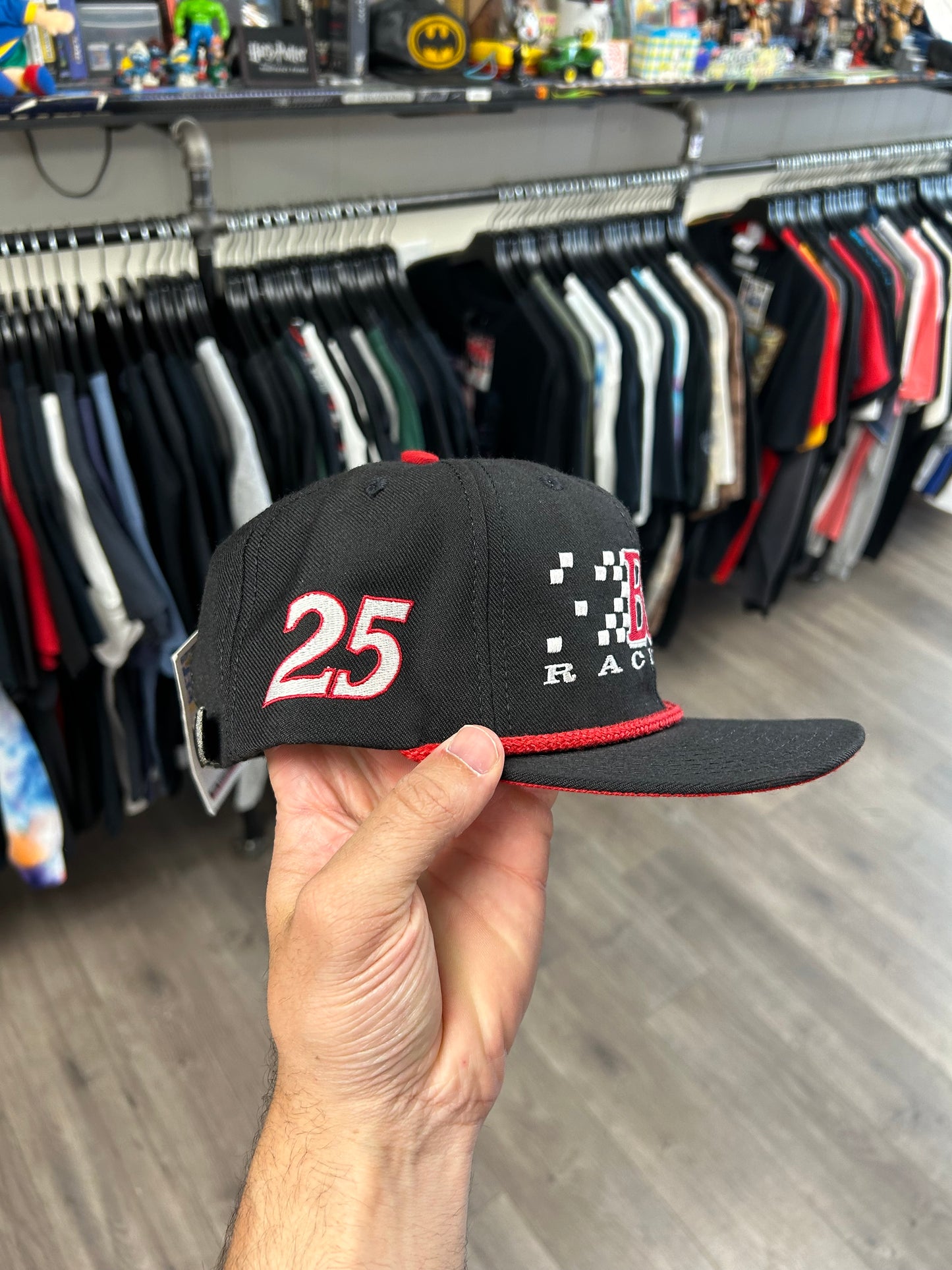 Vintage Bud Racing NASCAR 614 Of 2500 Adjustable Hat Black