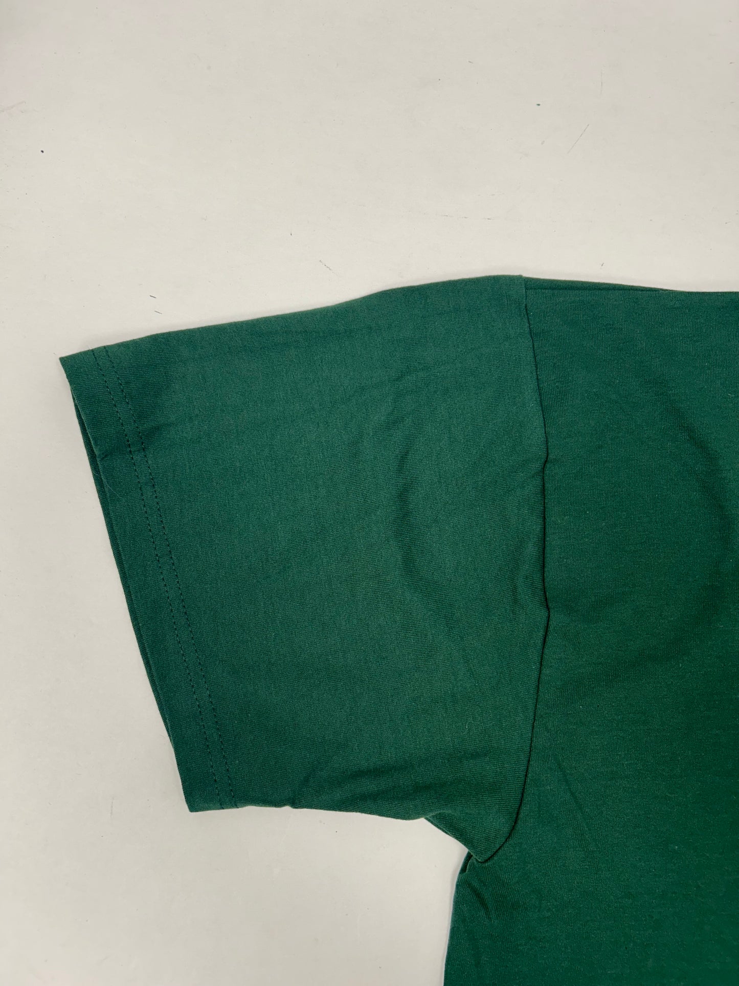 Edgewood NJ first edition “Deeper Than The Roots.” Tee XL 24.75x31 Inches Russell Nu Blend 50/50 El Salvador Forest Green