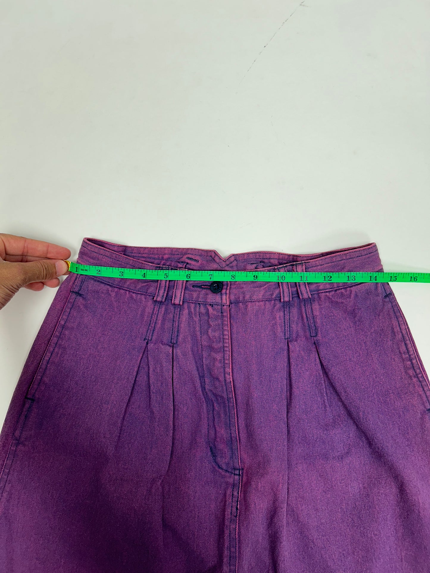 Vintage Nike by Andre Agassi Challenge Court Acid Wash Denim Tennis Skirt Size Tagged Medium About 14.5x18.5 Inches