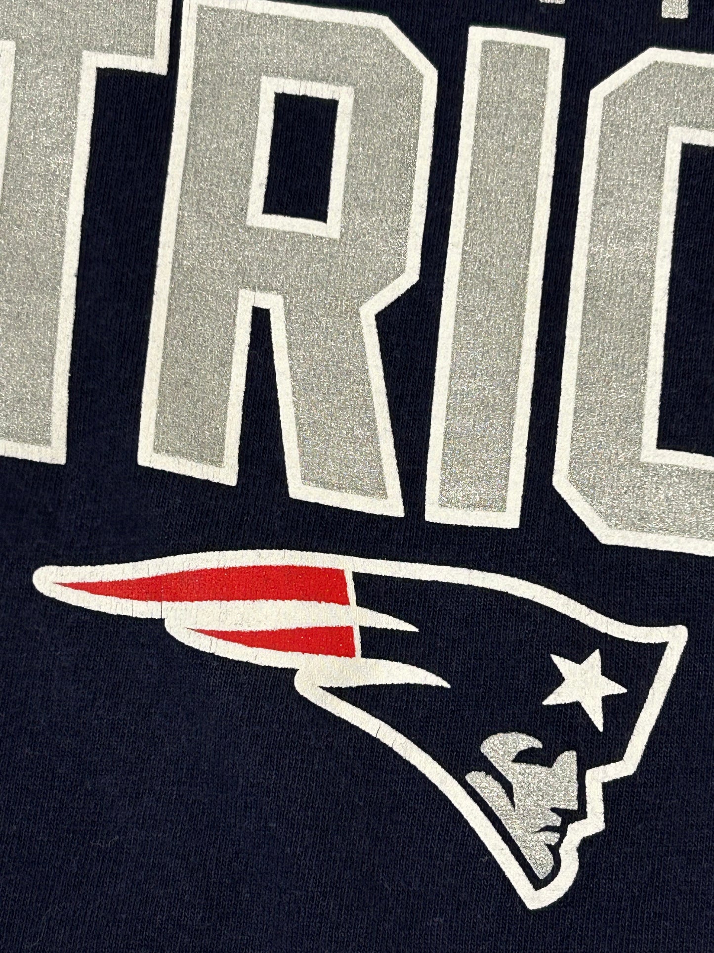 2000s Reebok New England Patriots Property Of Patriots NFL Tee 2XL 27x31.5 Inches