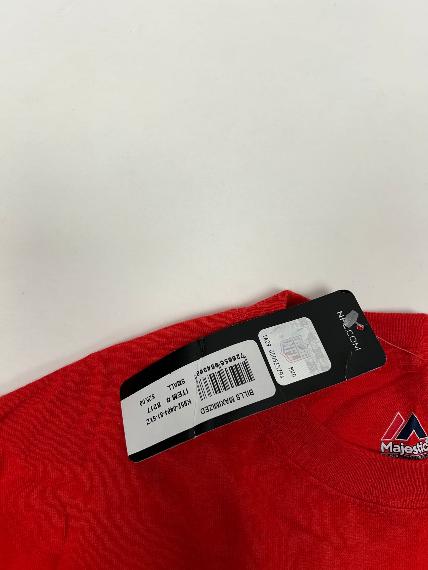 Majestic Buffalo Bills NFL Tee Brand New With Tag Adult Small