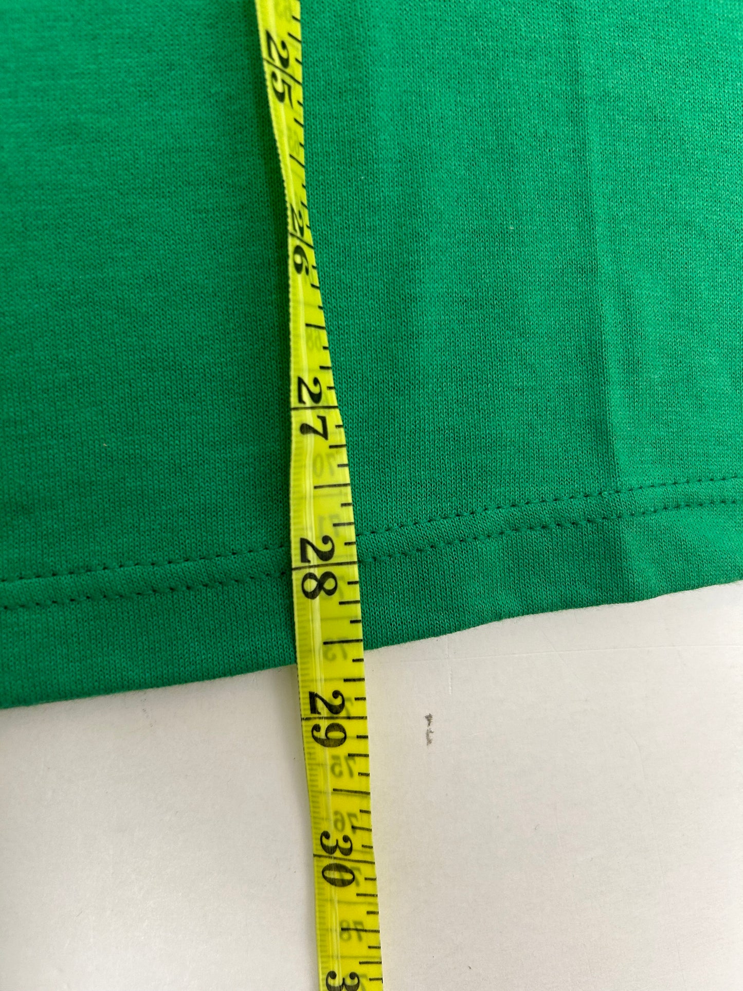 Edgewood NJ “Deeper Than The Roots.” First Edition Tee Large 21.5x28.5 Inches JERZEES 50/50 Blend Made In USA Kelley Green