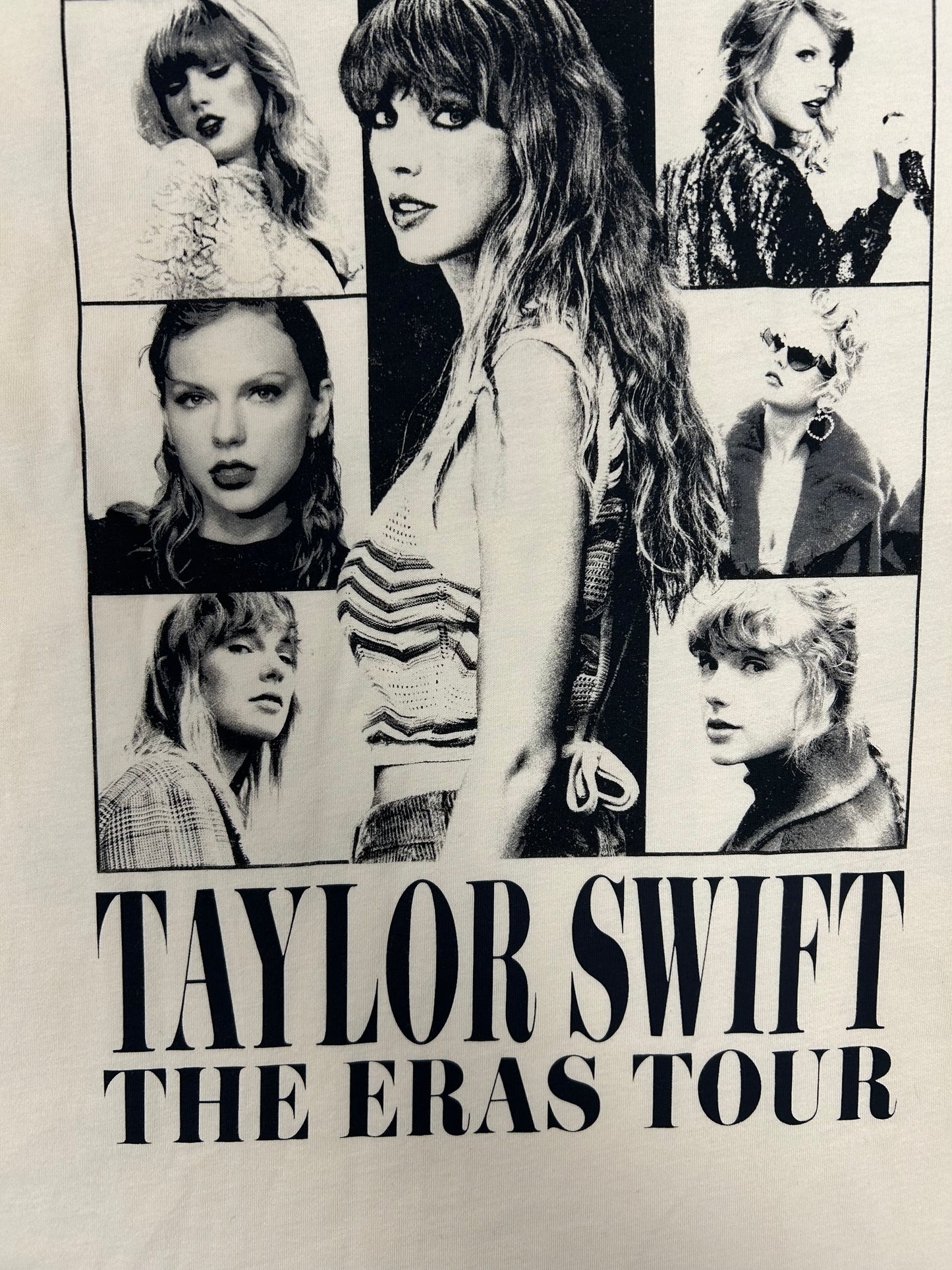 Taylor Swift The Eras Tour Concert US Tour Music Tee Medium 22.25x29.5 Inches