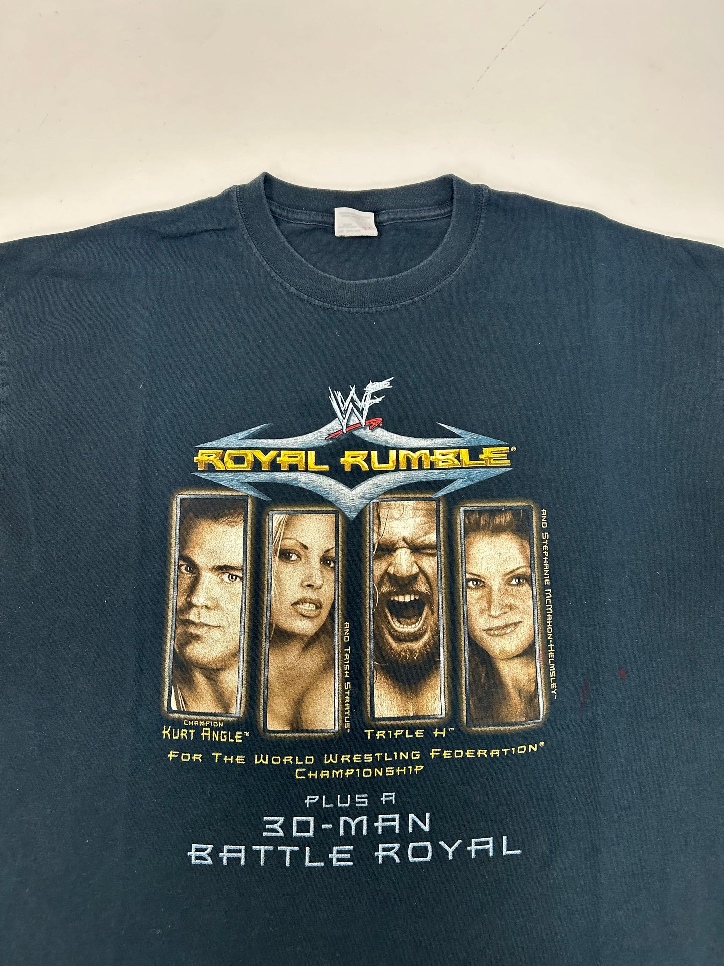 Vintage WWF Royal Rumble 2001 Wrestling Event Pay Per View Shirt WWE 2XL Rare