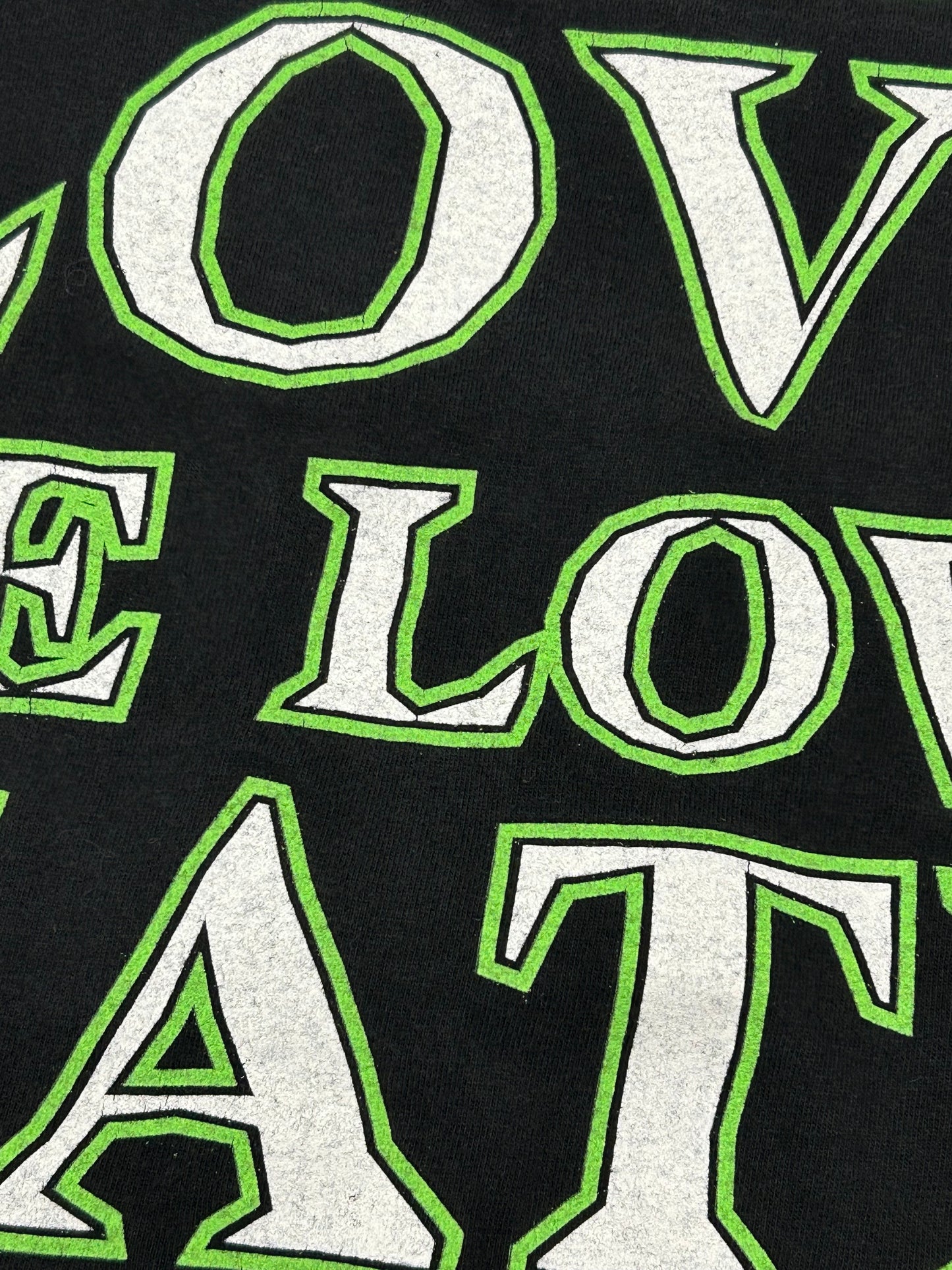 Vintage Marilyn Manson We Hate Love We Love Hate Music Tee 1995 Winterland Large 21.75x27 Inches