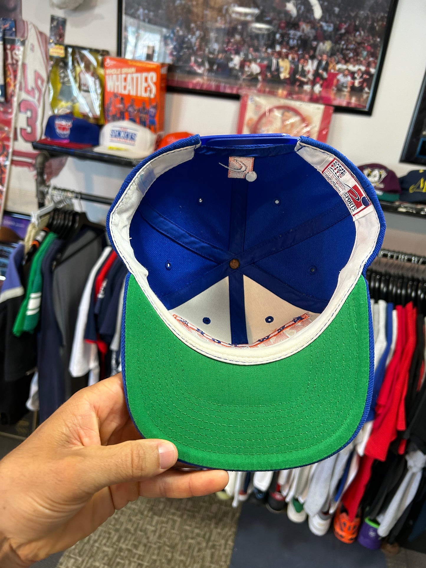Vintage 90s New York Knicks Sports Specialties NBA Snapback Hat NYK Finals As Is