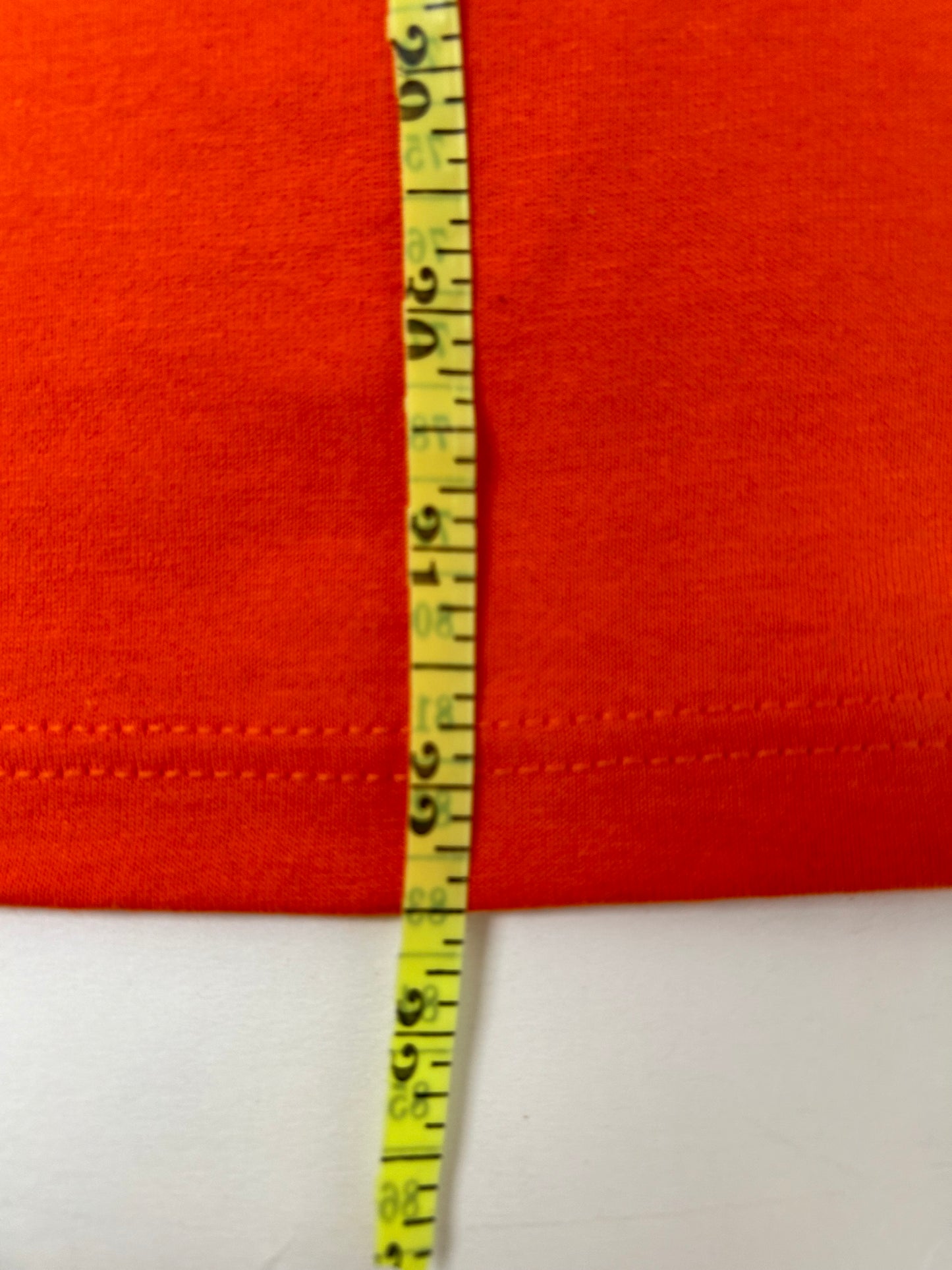 Edgewood NJ first edition “Deeper Than The Roots.” Tee 2XL
26.25x32.5 Inches Jerzees Tag 50/50 Blend USA Orange