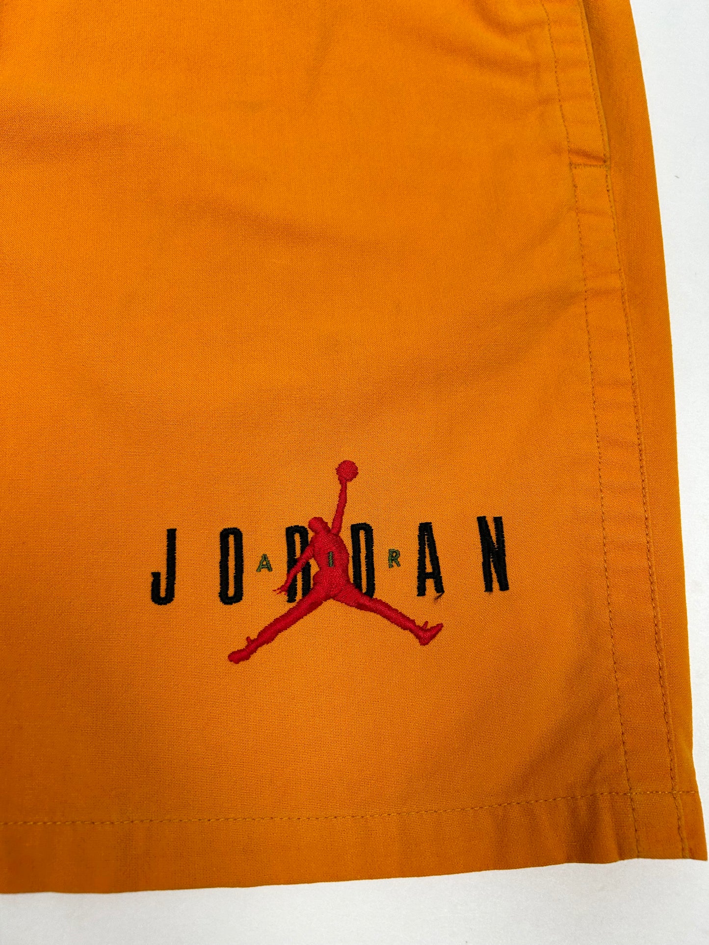 Vintage Nike Air Jordan Spellout Logo Baseball Jersey & Matching Shorts Set L/M