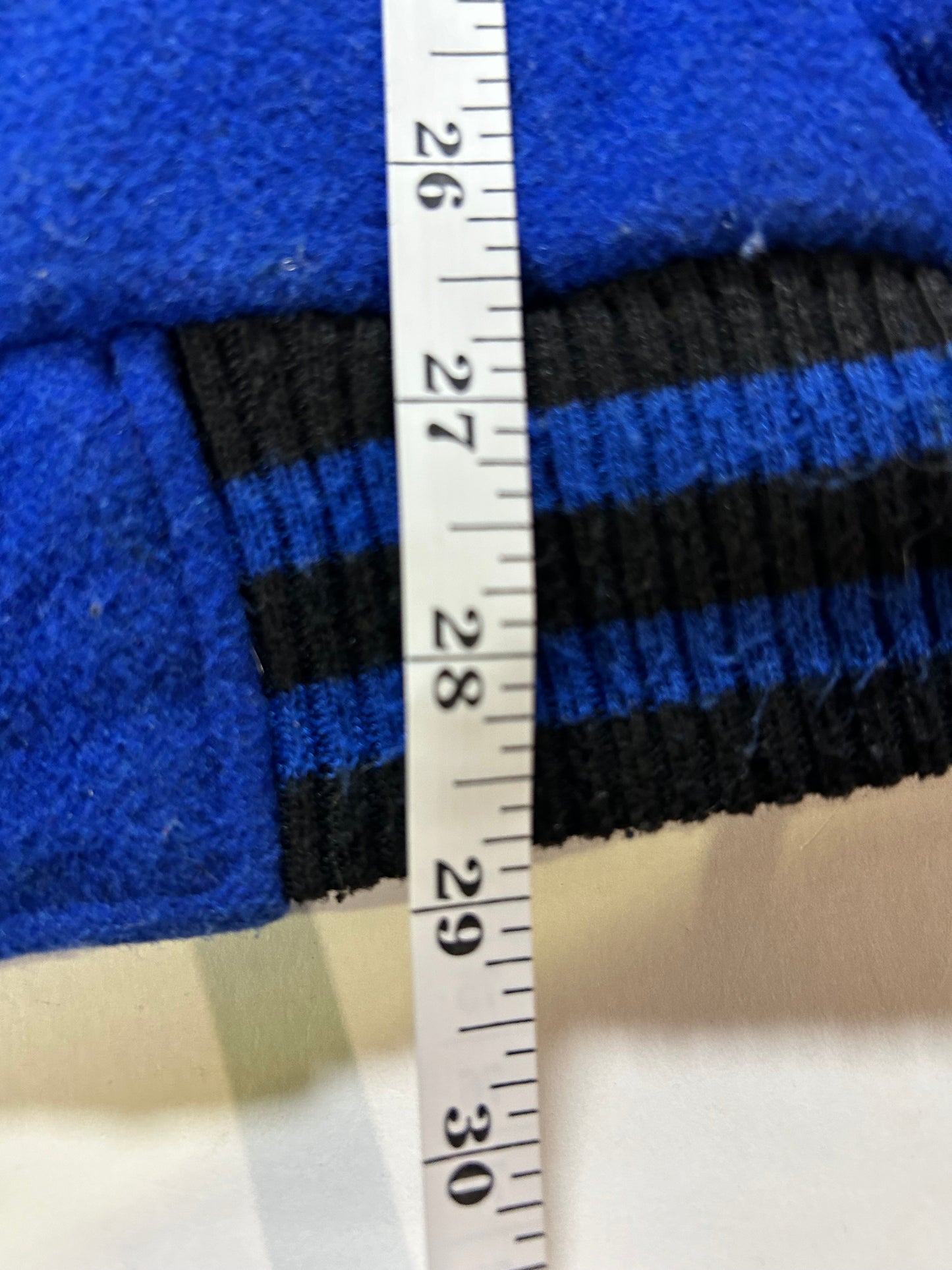 Vintage 00s NFL New York Giants Zip Varsity Jacket Style Jacket Large 27.25x28.75 Inches Has Wear As Is