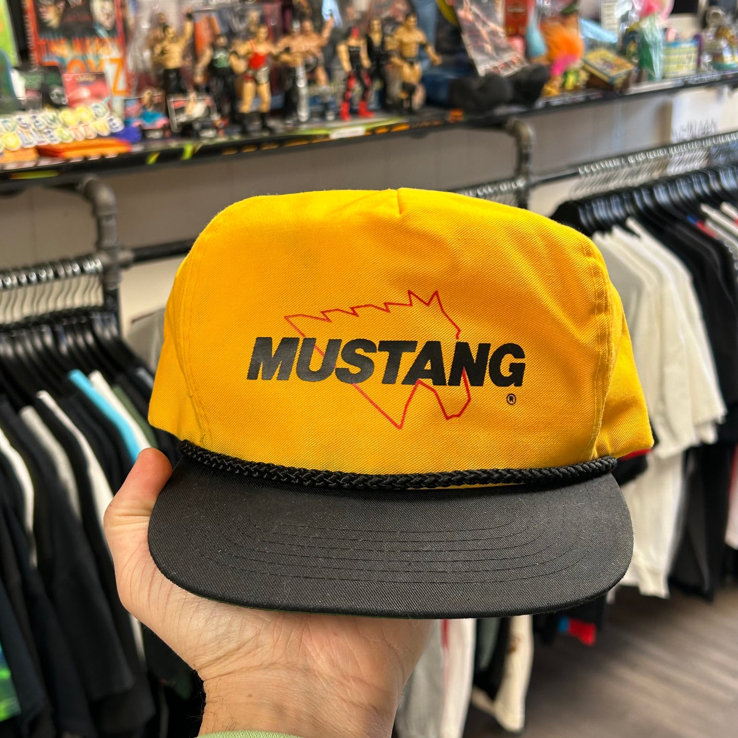 Vintage Mustang Car SnapBack Hat