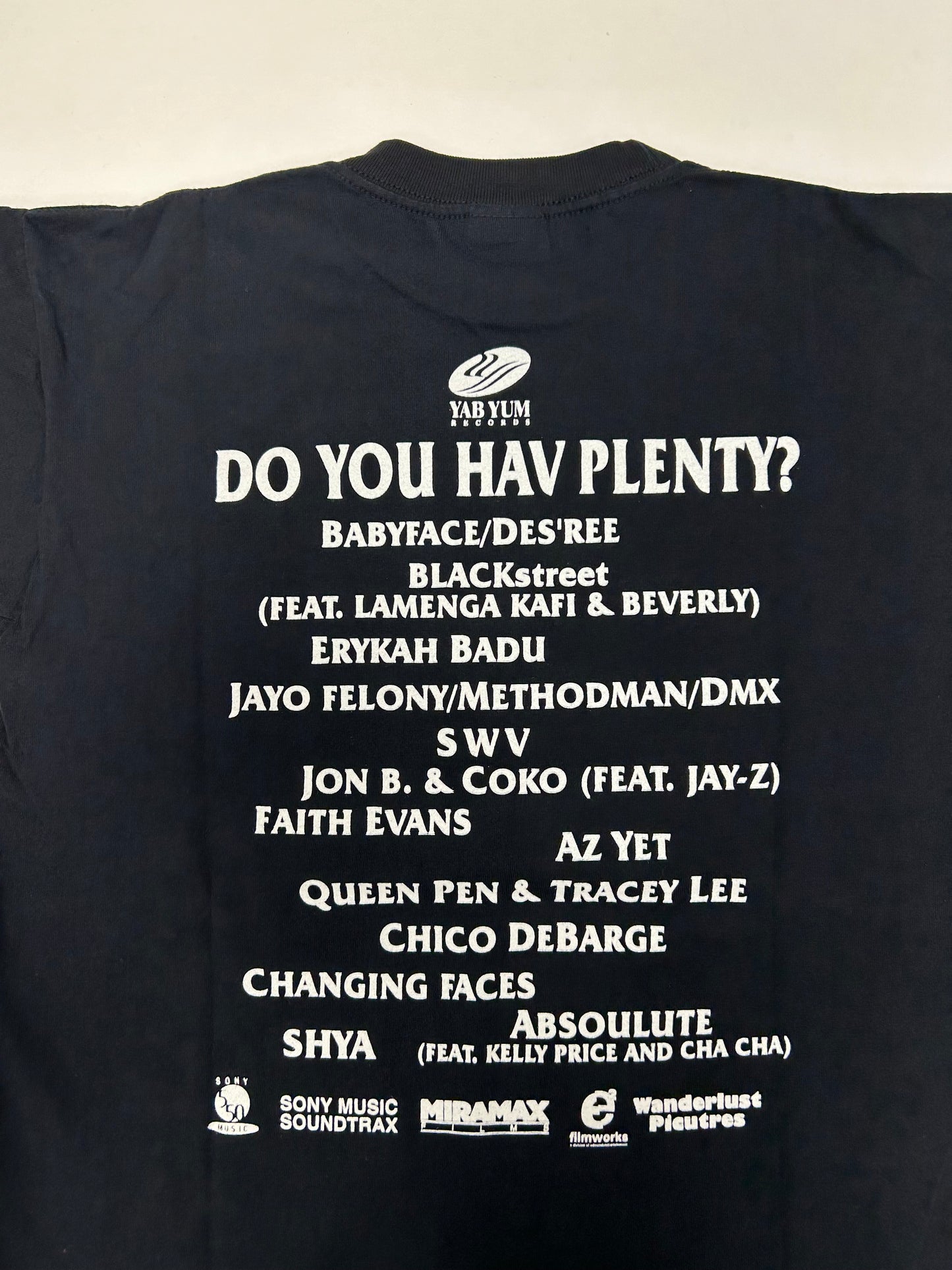 Vintage Hav Plenty Movie Soundtrack Erykah Baduh Methodman Jay z DMX Tee Medium 19.25x27.25 Inches