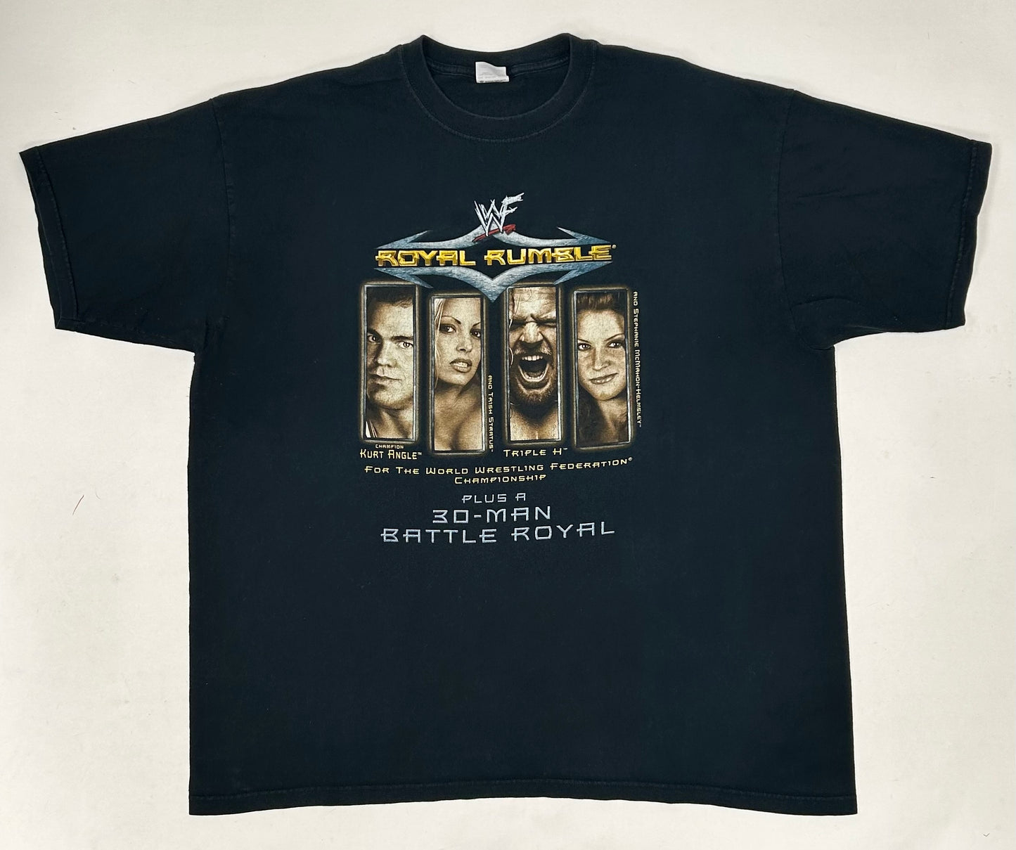 Vintage WWF Royal Rumble 2001 Wrestling Event Pay Per View Shirt WWE 2XL Rare