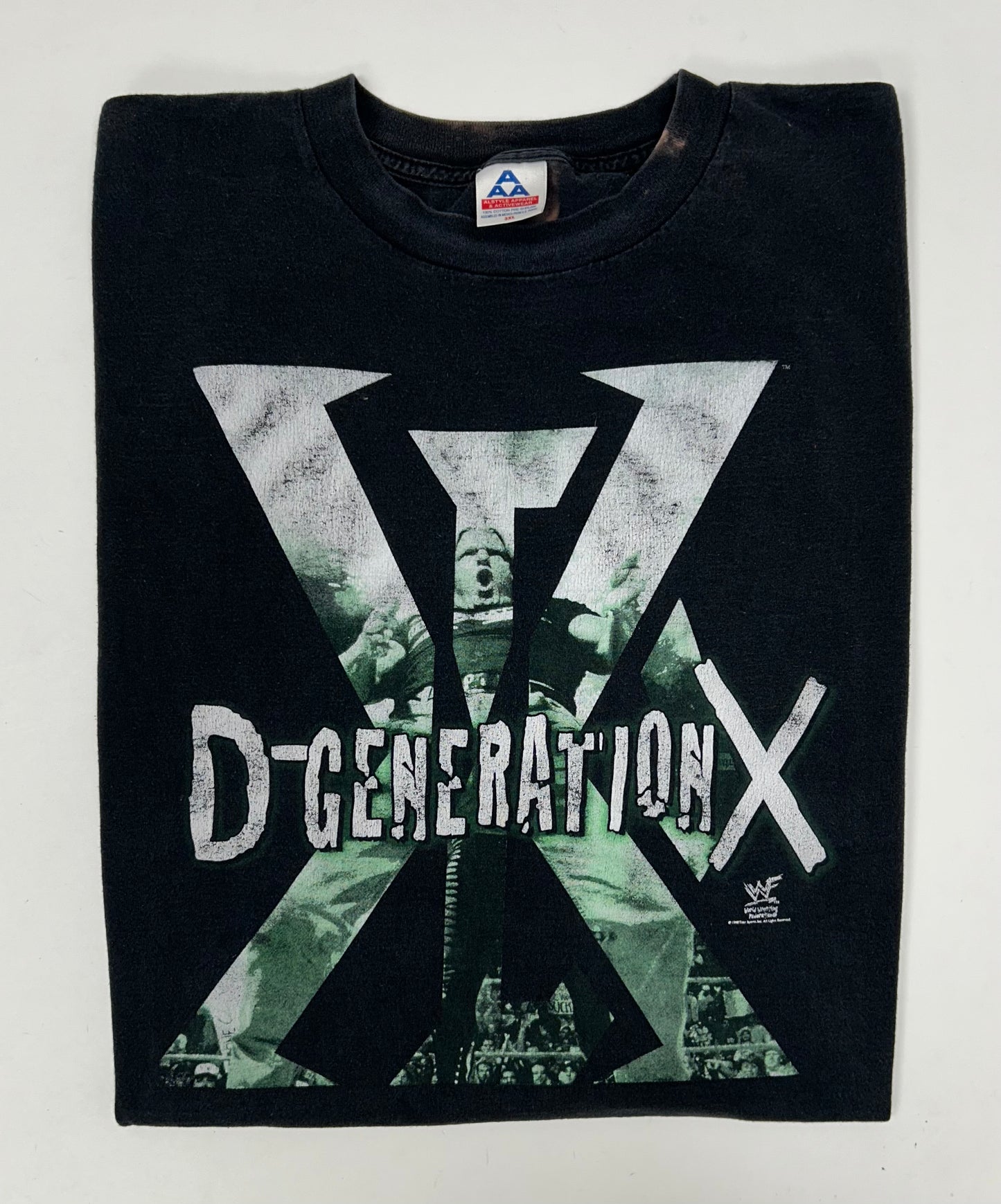Vintage 1998 WWF D-Generation X DX Triple H Suck It Graphic Wrestling Tee 3XL 28.75x31.5 Inches