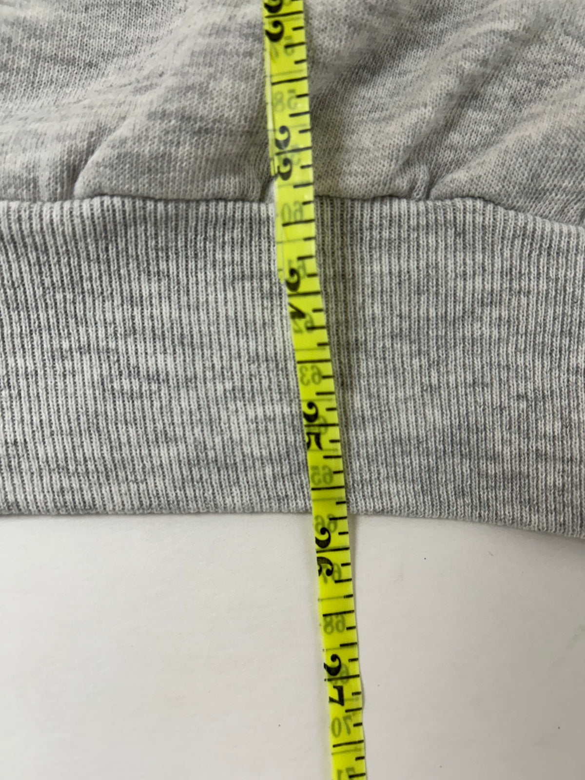 Edgewood New Jersey Deeper Than The Roots Crewneck Sweatshirt Jerzees Tag 50/50 Blend USA Heather Gray Thin Boxy Fit 24.5x25.75 Inches As Is