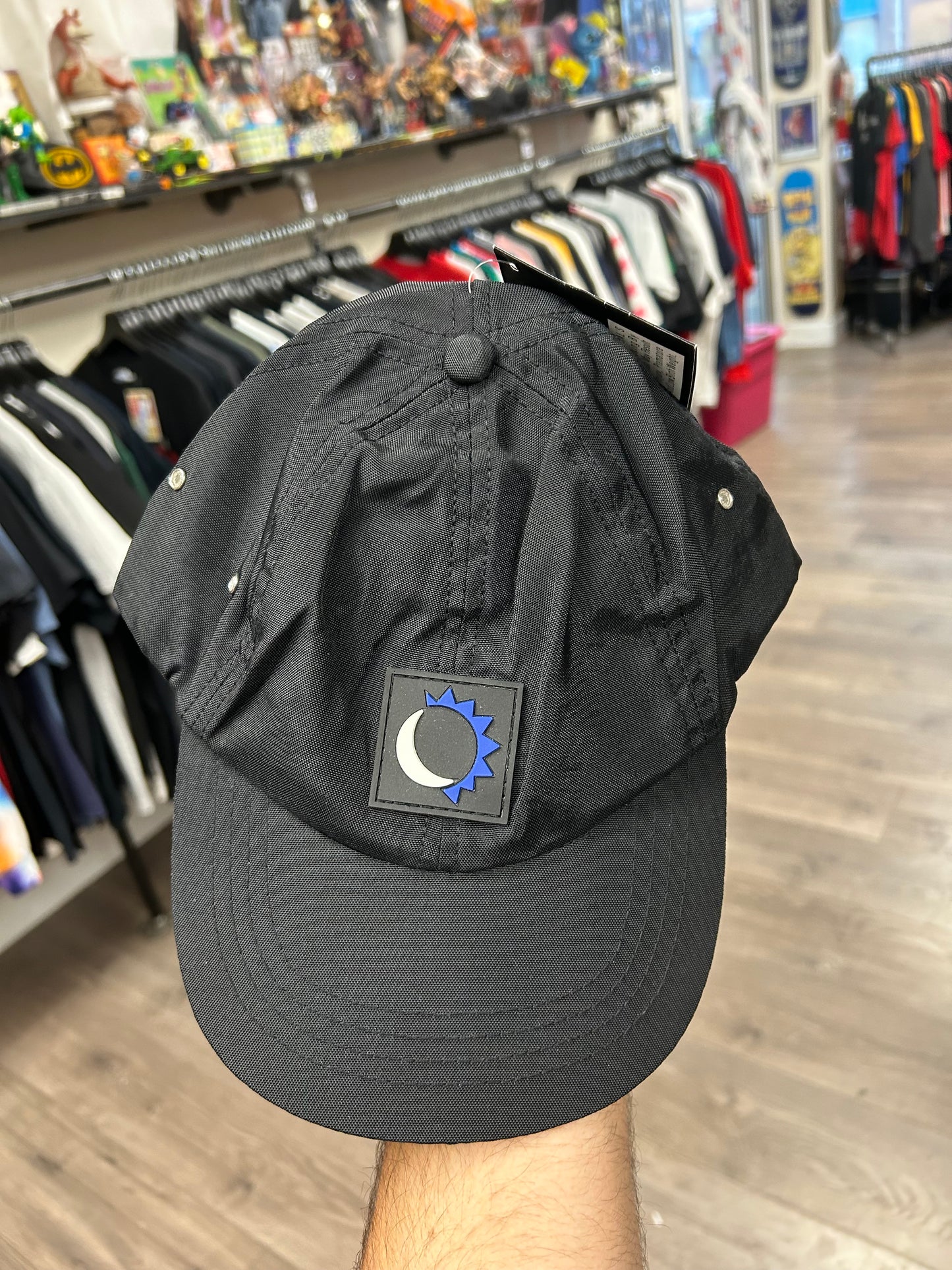 Vintage MARLBORO Hat Cap Strap Back Black Goin To The Ranch Sun Moon 90s NWT NEW