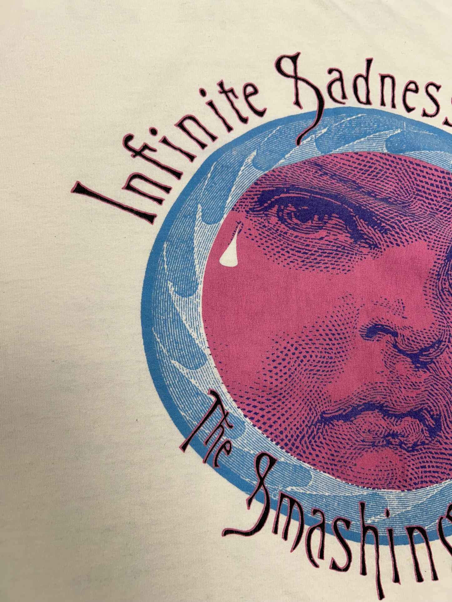 Vintage The Smashing Pumpkins Infinite Sadness Tour 1996 Band Tee Large 22.75x27.75 Inches Tultex Tag