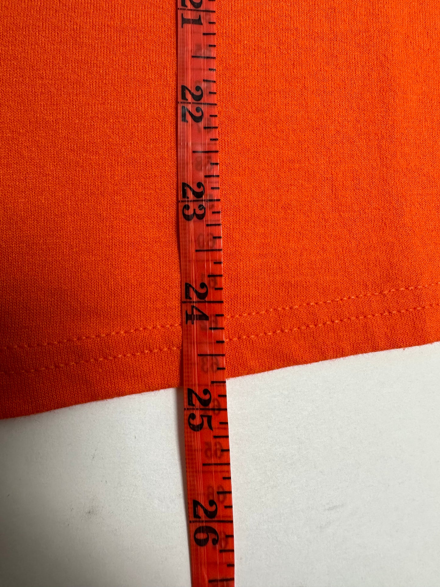 Edgewood NJ “Deeper Than The Roots.” First Edition Tee Tagged Youth Large Can Fit Adult XS/S 17.5x24.75 Inches 00s Hanes Heavyweight 50/50 Blend Made In El Salvador Orange