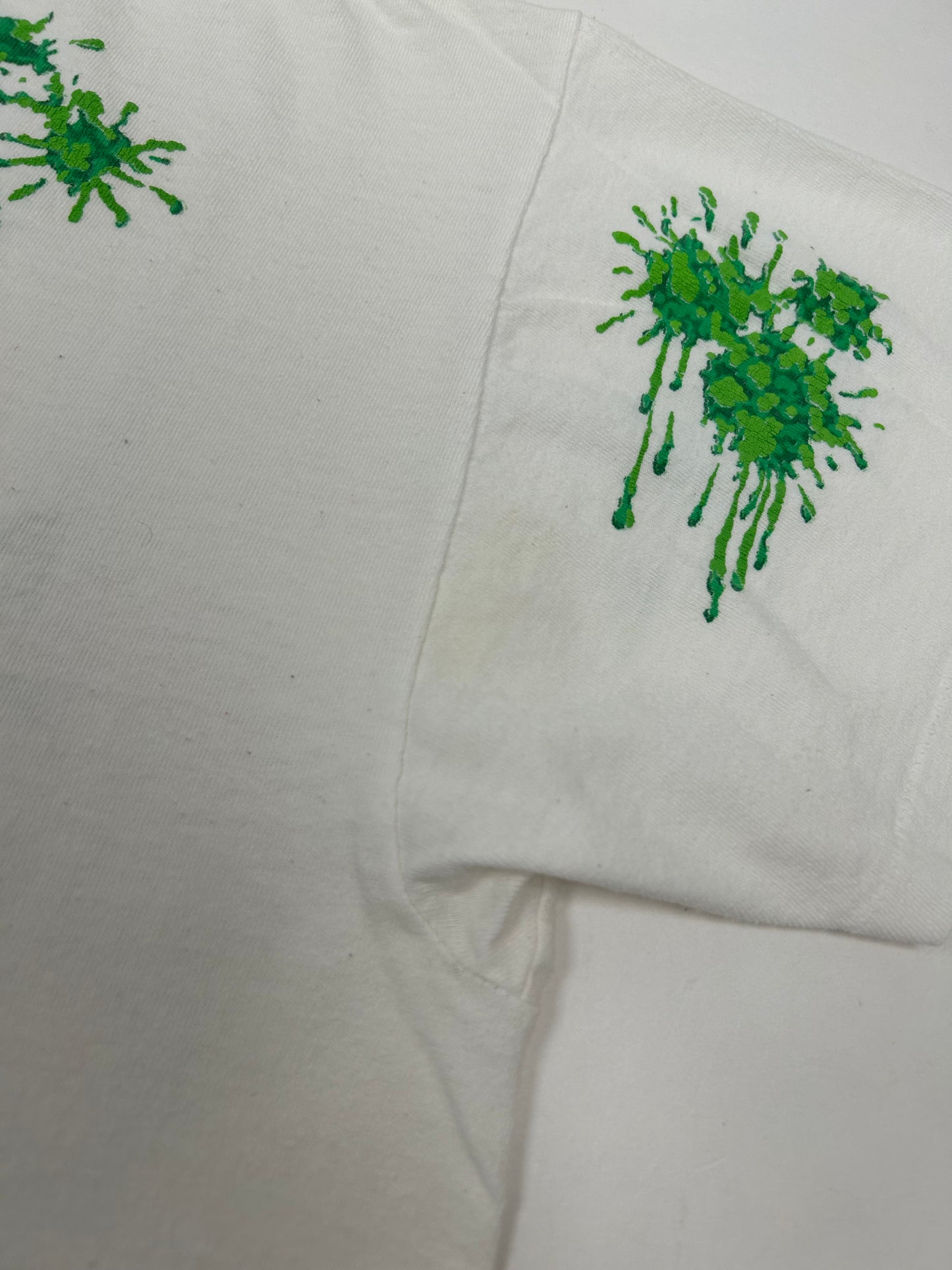 Vintage Nickelodeon Studios Production Dept. Universal Studios Slime Tee Large 22.5x28.75 Inches